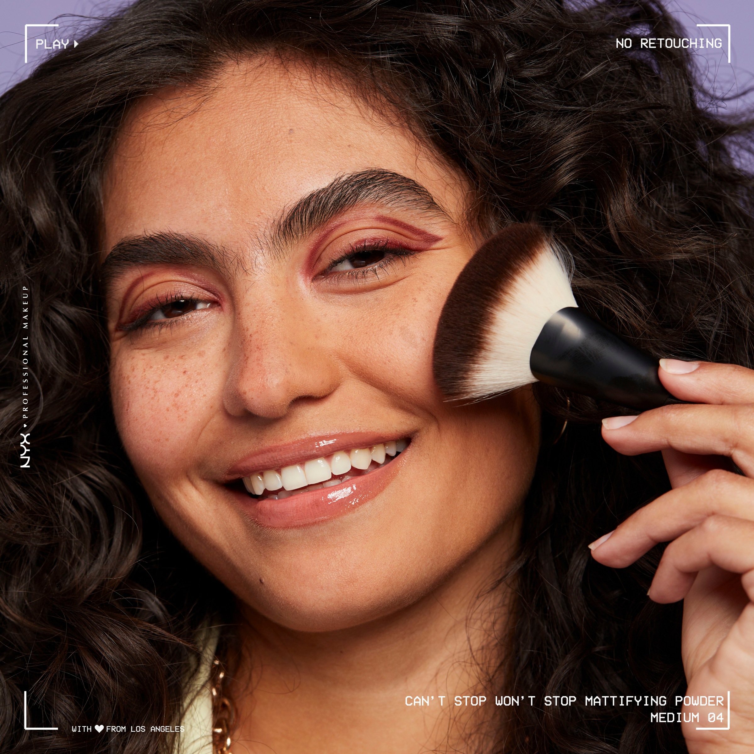 NYX Puder »Professional Makeup CSWS Mattifying Powder«, Verschmiert nicht, deckt zuverlässig, setzt sich nicht ab, mattierend.