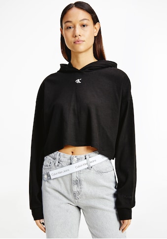 Calvin Klein Jeans Kapuzenshirt »CK RIB HOODIE«, mit CK Monogramm auf der Brust kaufen