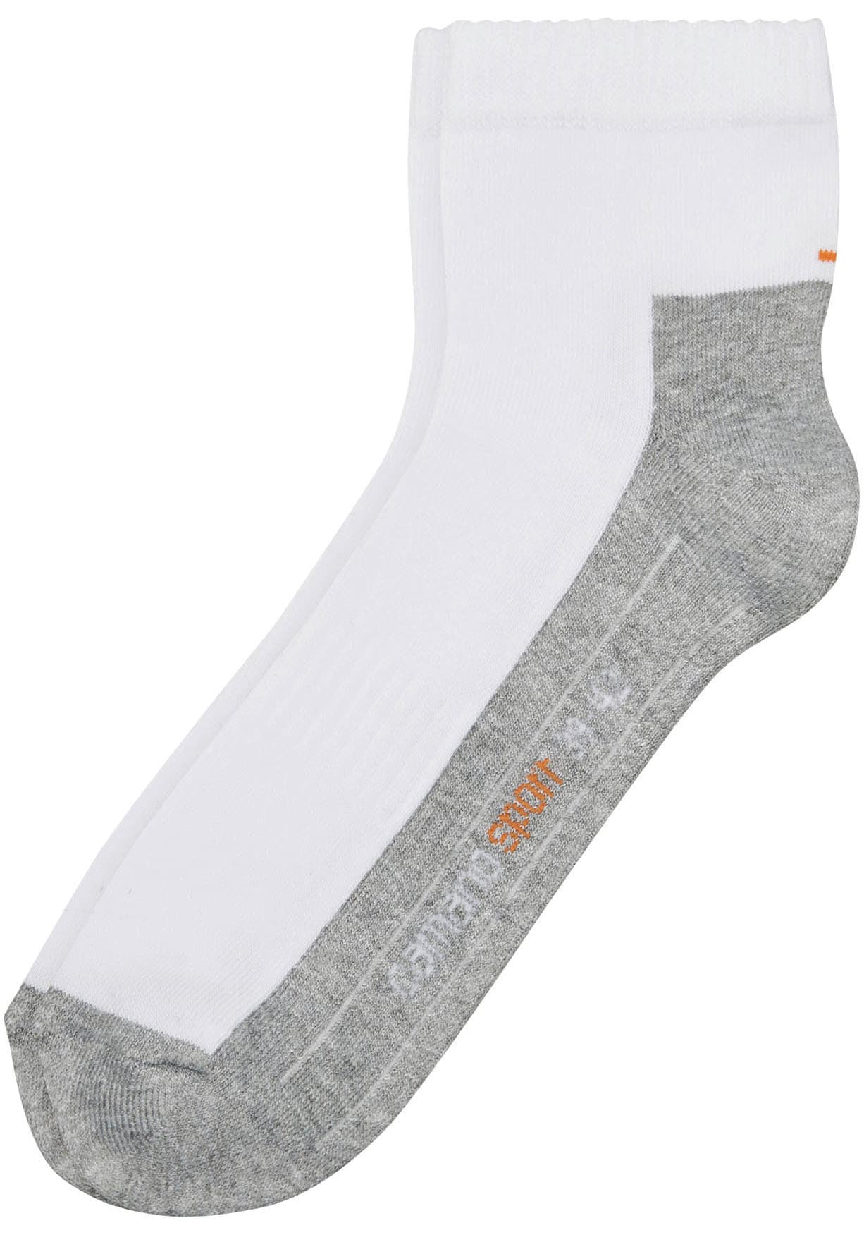 Camano Sportsocken »function«, (4er Pack), mit entlastender Halbplüschsohle