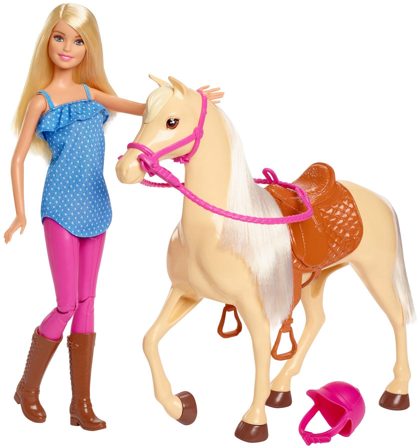 Anziehpuppe »Pferd mit Puppe«, Spielset