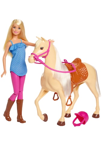 Barbie Anziehpuppe »Pferd mit Puppe«, Spielset kaufen