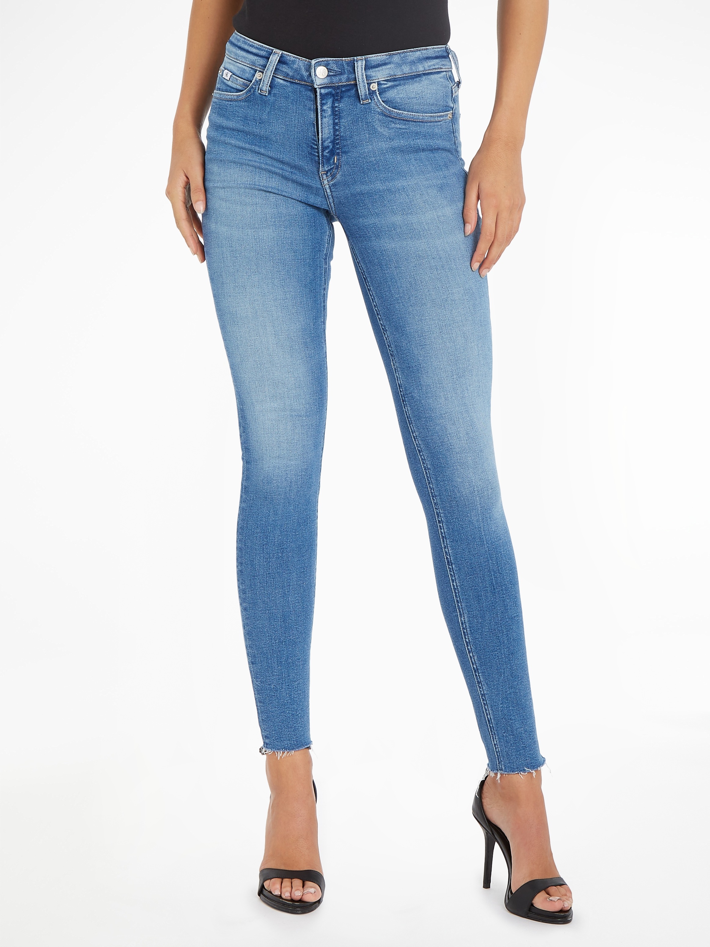 »MID Klein SKINNY« RISE | Jeans Calvin Skinny-fit-Jeans OTTO