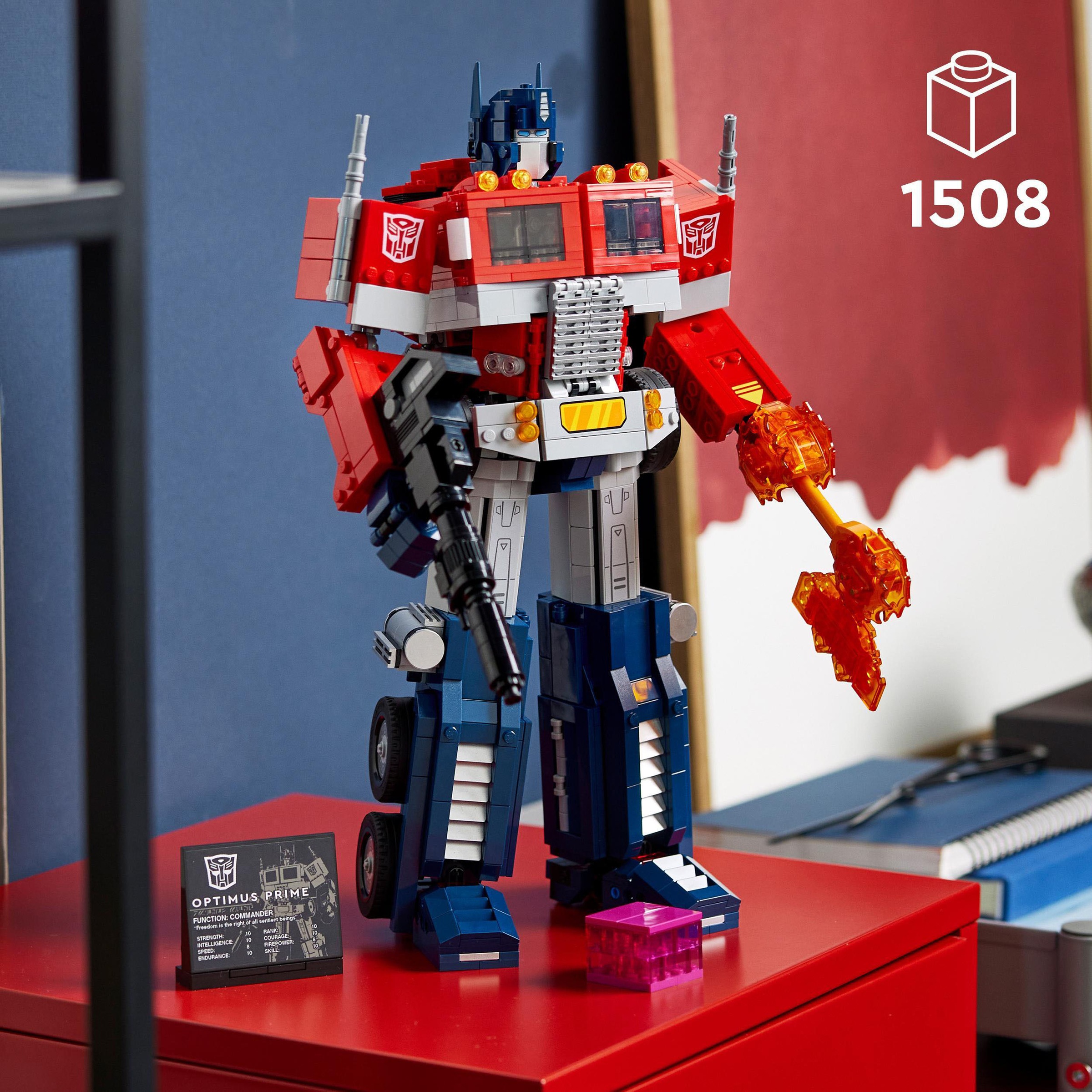 LEGO® Konstruktionsspielsteine »Optimus Prime (10302), LEGO® Icons«, (1508 St.), Made in Europe