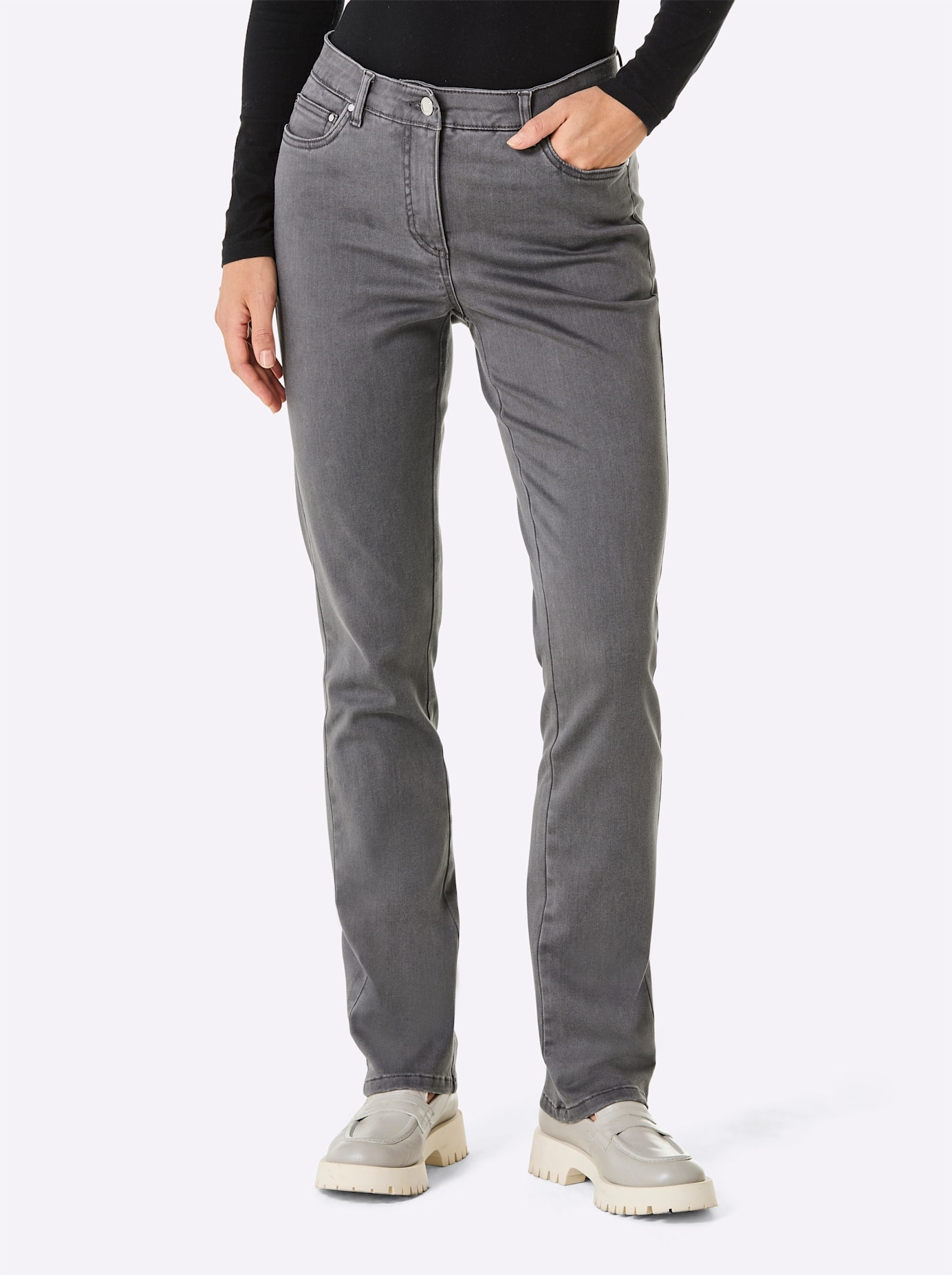 CREATION L PREMIUM 5-Pocket-Jeans, (1 tlg.)