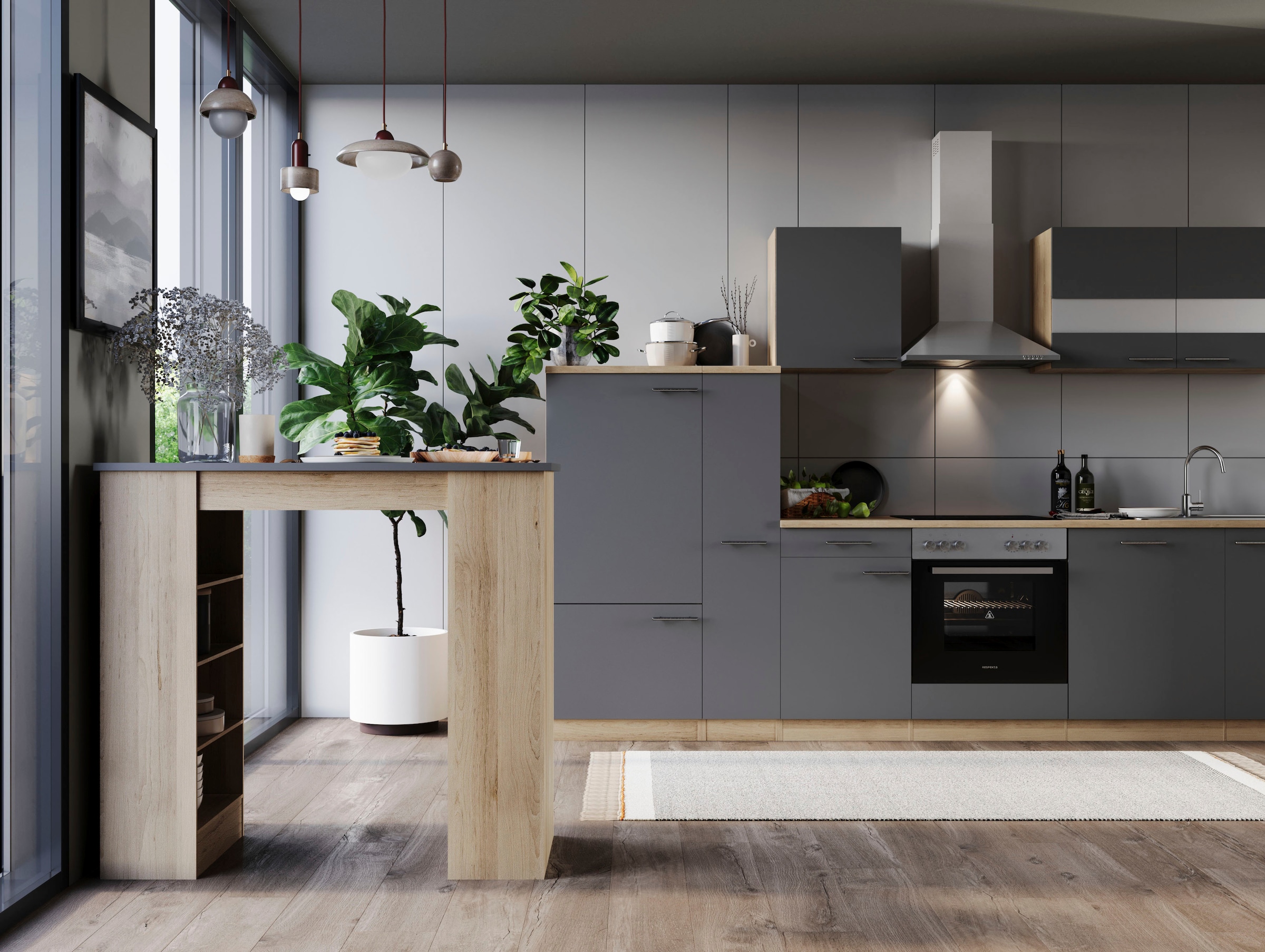 RESPEKTA Bartisch »Merle« Breite 103 cm, Belastbarkeit bis zu 40 kg