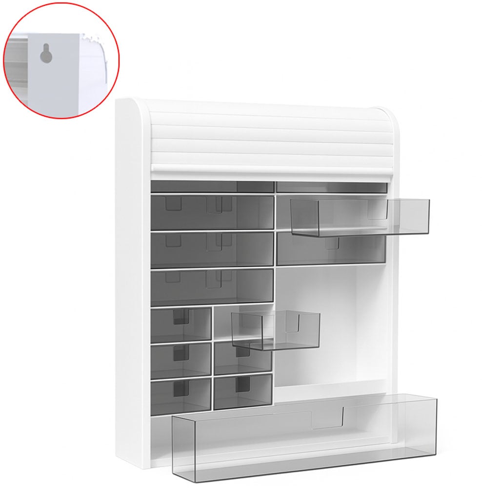 Bischof Medizinschrank »Salus« Kompaktes Medizinschränkchen mit verschließbarem Rolladen