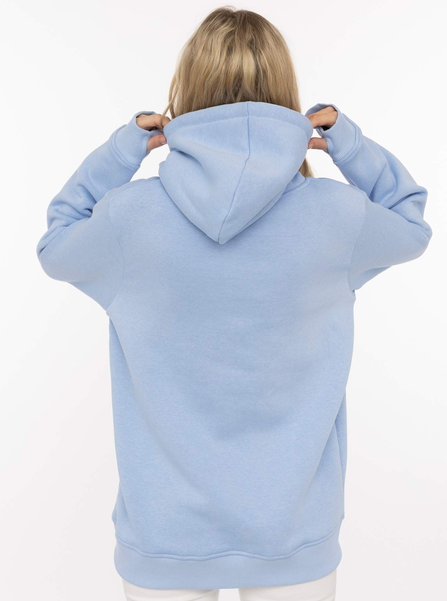 Zwillingsherz Hoodie »"Beach Club"«, Muschel-Motiv, Kapuze mit bunter Kordel, Kängurutasche
