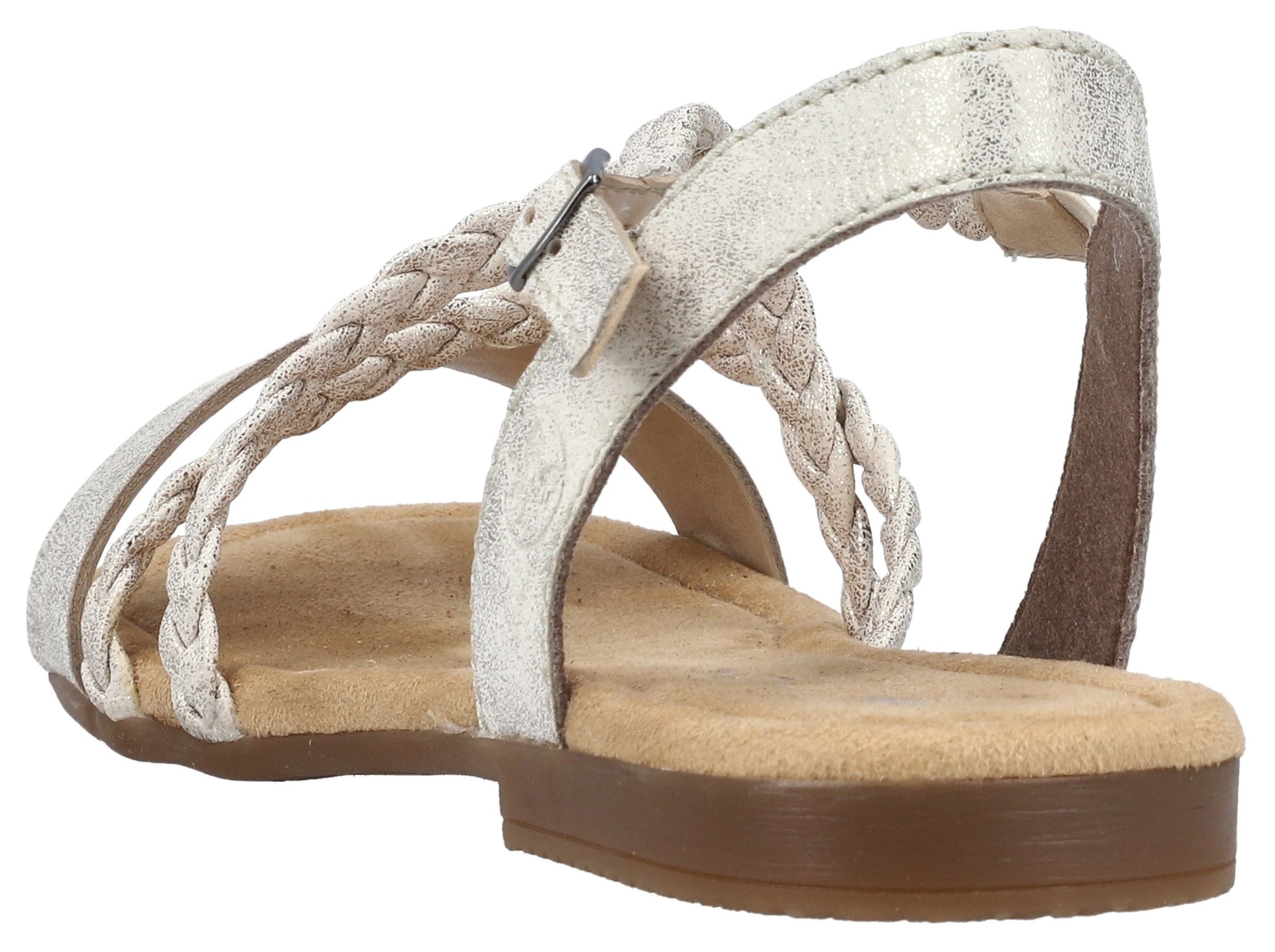 Rieker Sandale, Sommerschuh, Riemchensandale mit verstellbarer Schnalle