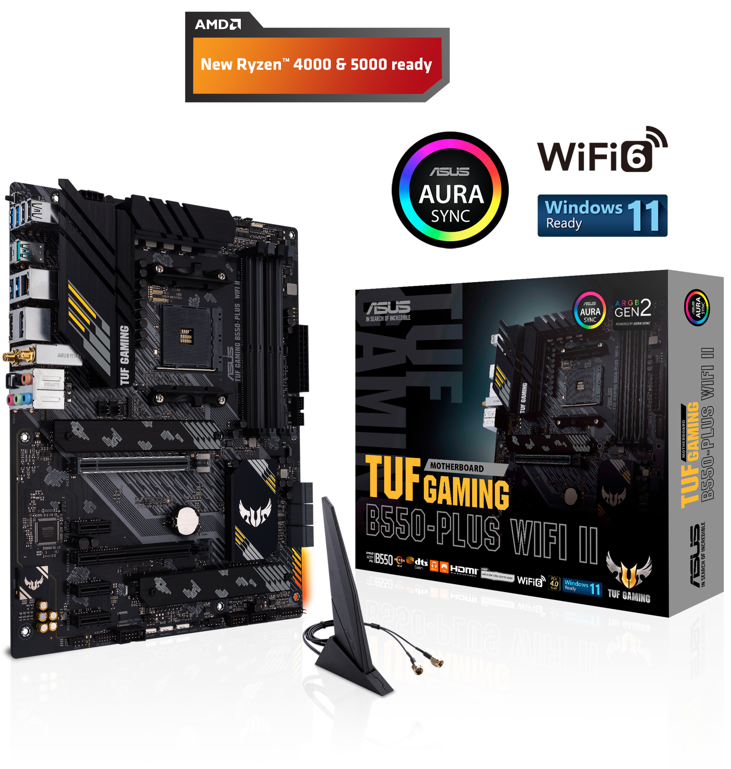Asus Mainboard »TUF GAMING B550-PLUS WIFI II«