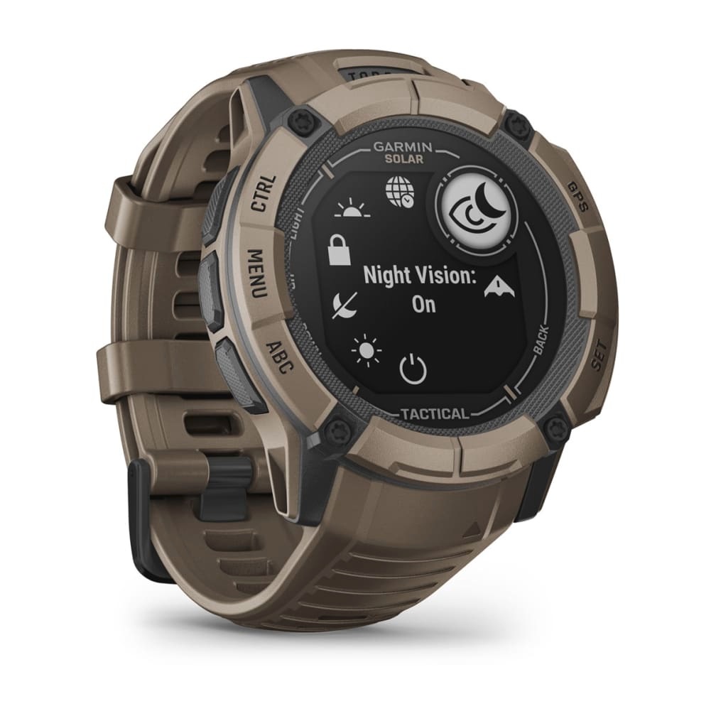 Garmin Smartwatch »Instinct 2X Solar Tactical Edition«, (2,8 cm / 1,1 Zoll), Proprietär,)