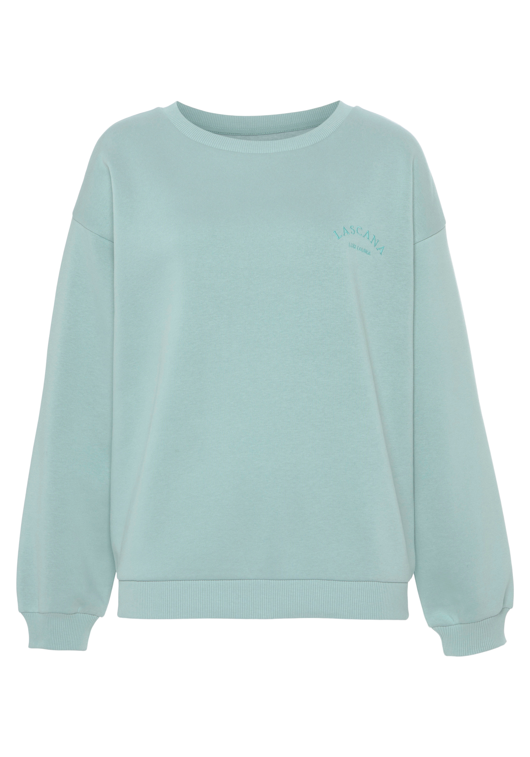 LASCANA Sweatshirt »-Pullover«, mit weiten Ärmeln, Loungewear, Loungeanzug