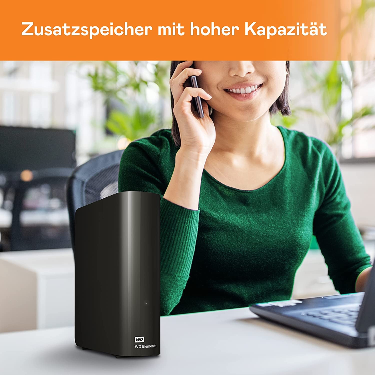 Western Digital externe HDD-Festplatte »WD Elements Desktop 3.0«, Anschluss USB 3.0