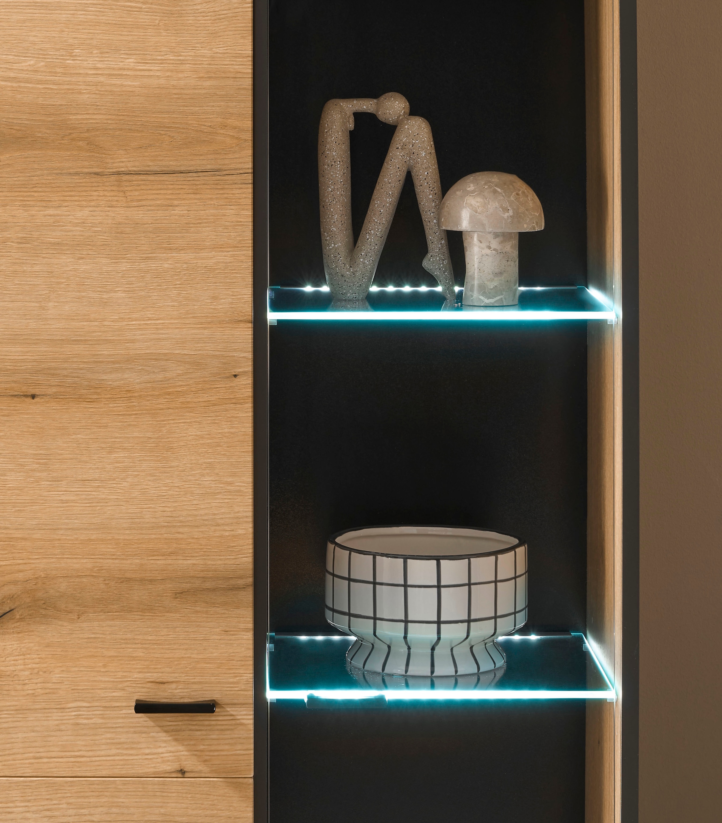 Home affaire Wohnwand »Soleto, zeitlose Anbauwand, Komplettset im modernen Stil« Komplett-Set, 2 Stk. tlg.