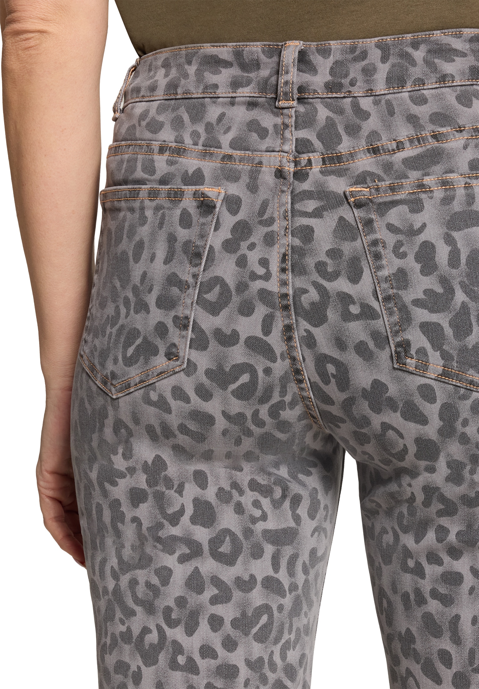 Cartoon Stretch-Hose »Stretch-Jeans mit Muster«