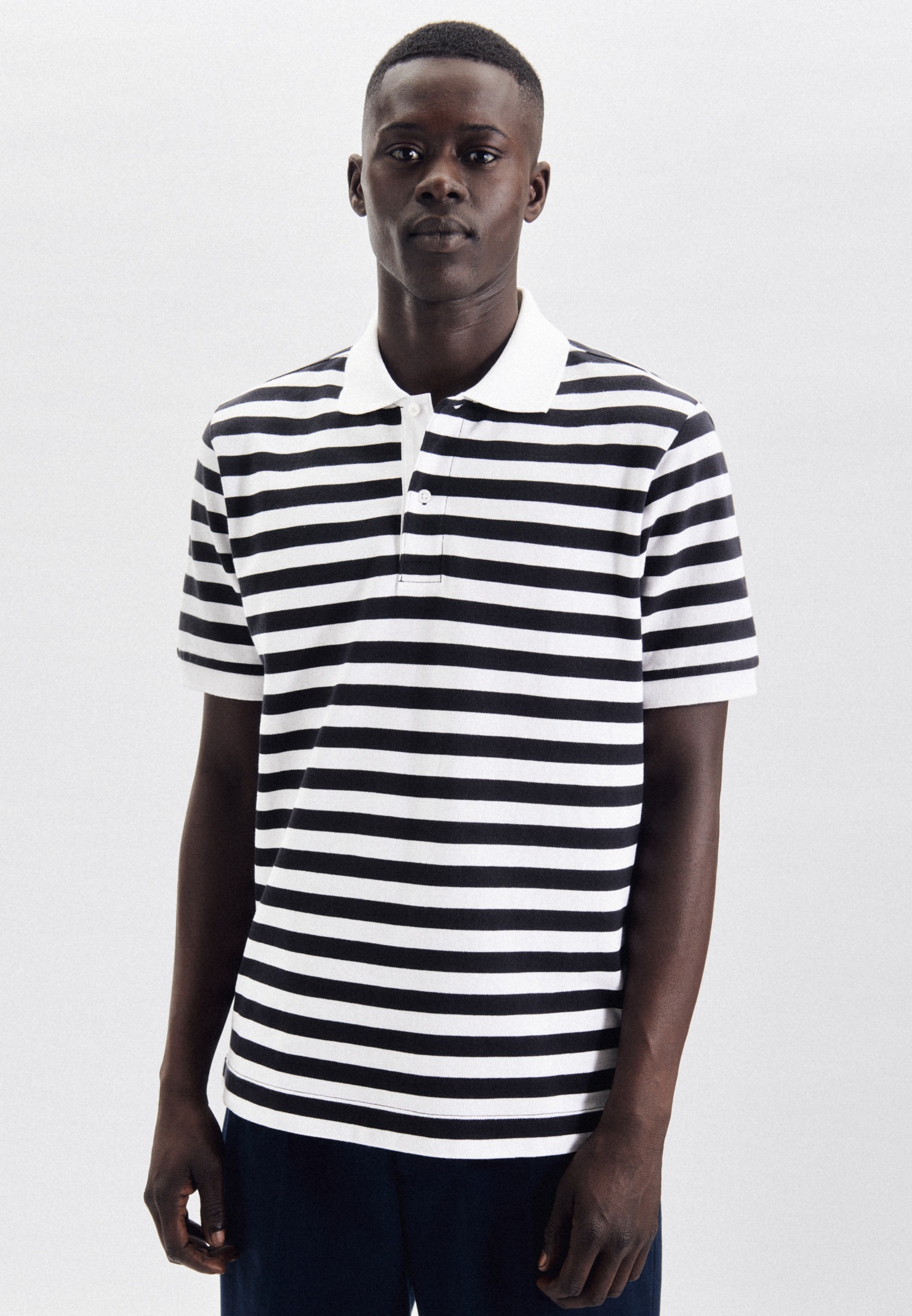 seidensticker Poloshirt »Regular«, Kurzarm Kragen Streifen