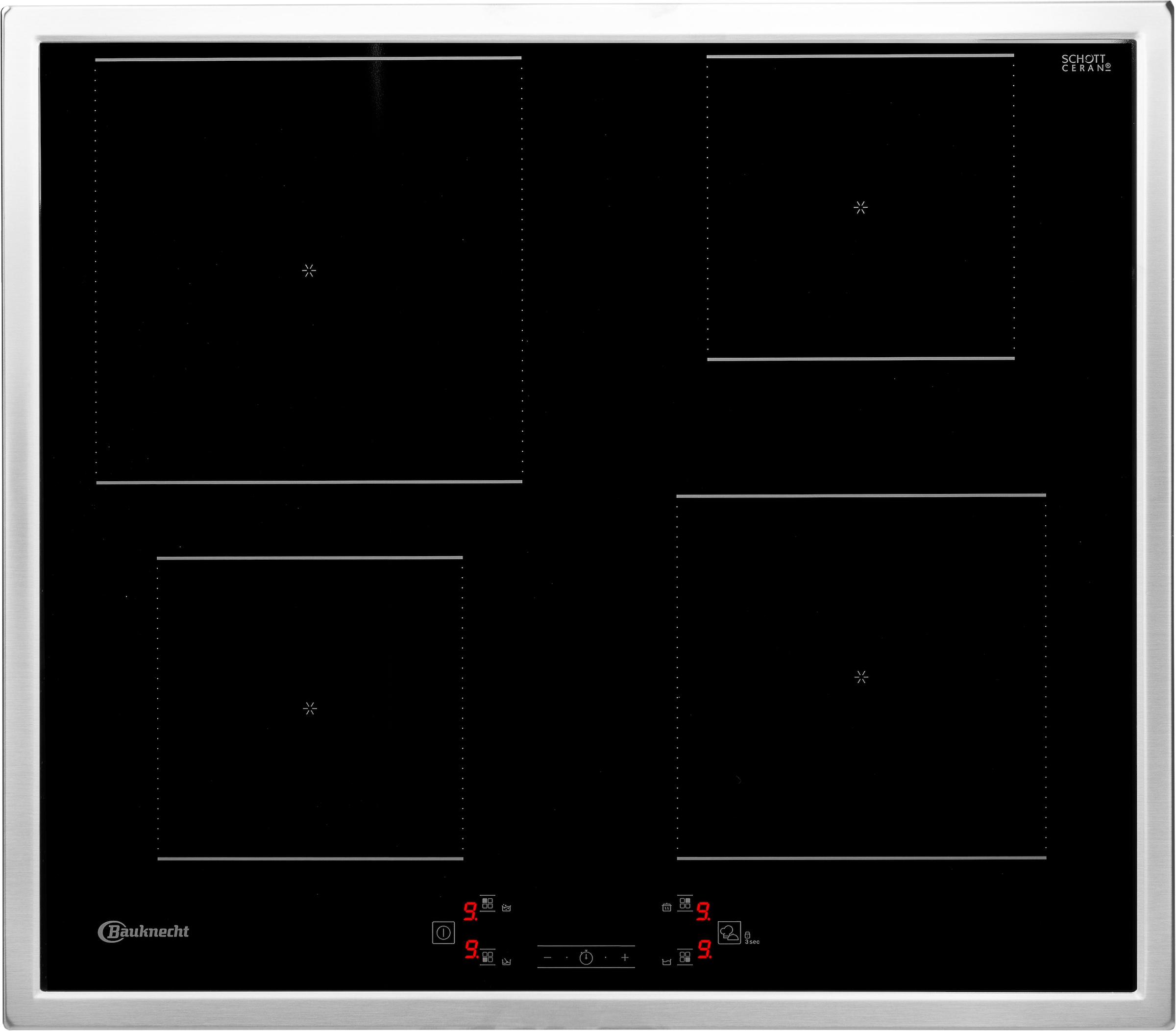 BAUKNECHT Backofen-Set »BAKO 800 Pyro Steam« mit 1-fach-Teleskopauszug FlexiClean - zwei mühelose Reinigungsfunktionen (Pyrolyse & Hydrolyse) je nach Bedarf Set, 2 Stk. tlg. GentleSteam - für ein saftiges Inneres und ein knuspriges Äußeres