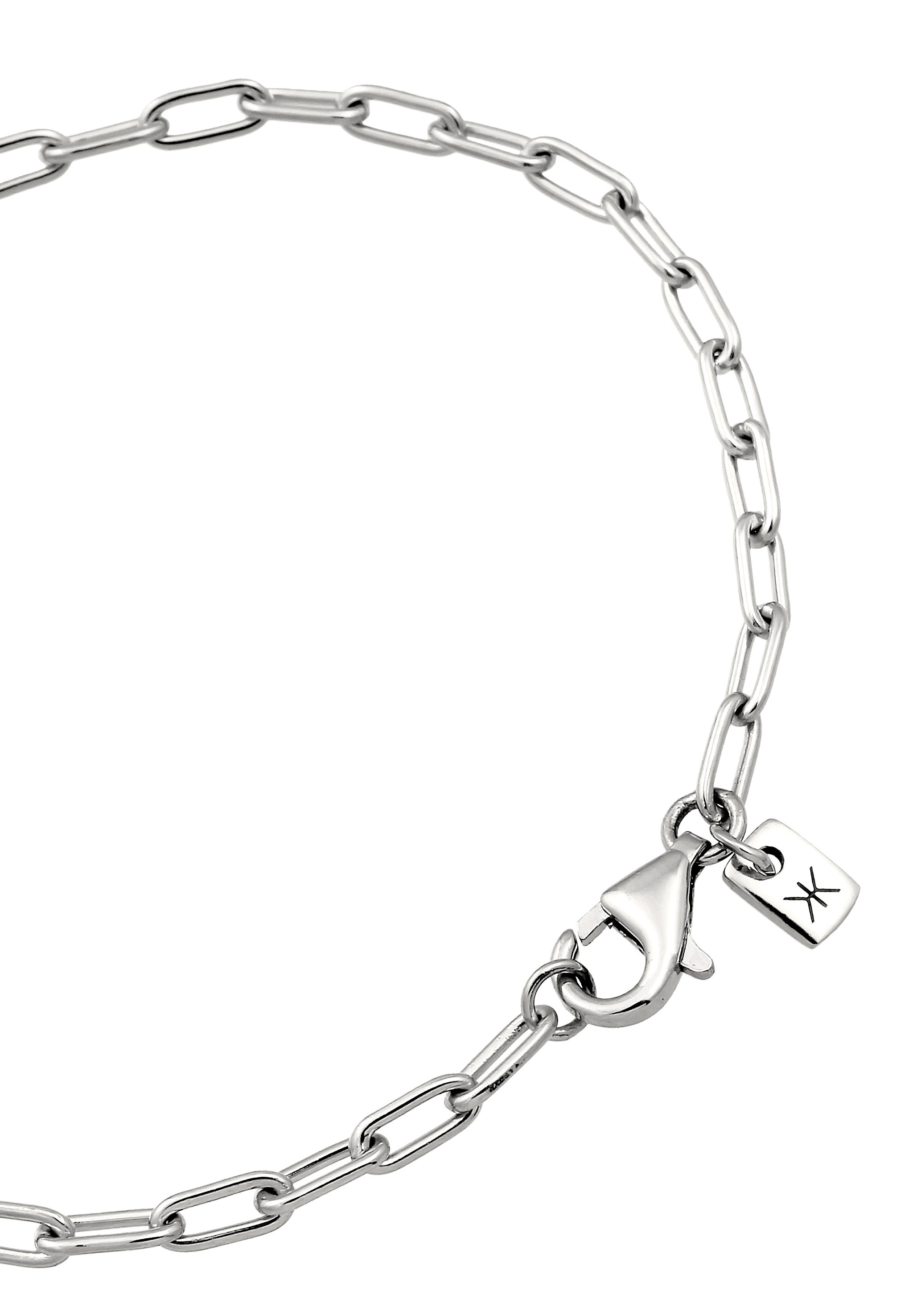 Kuzzoi Armkette »Armband Gliederkette Oval 925 Sterling Silber«