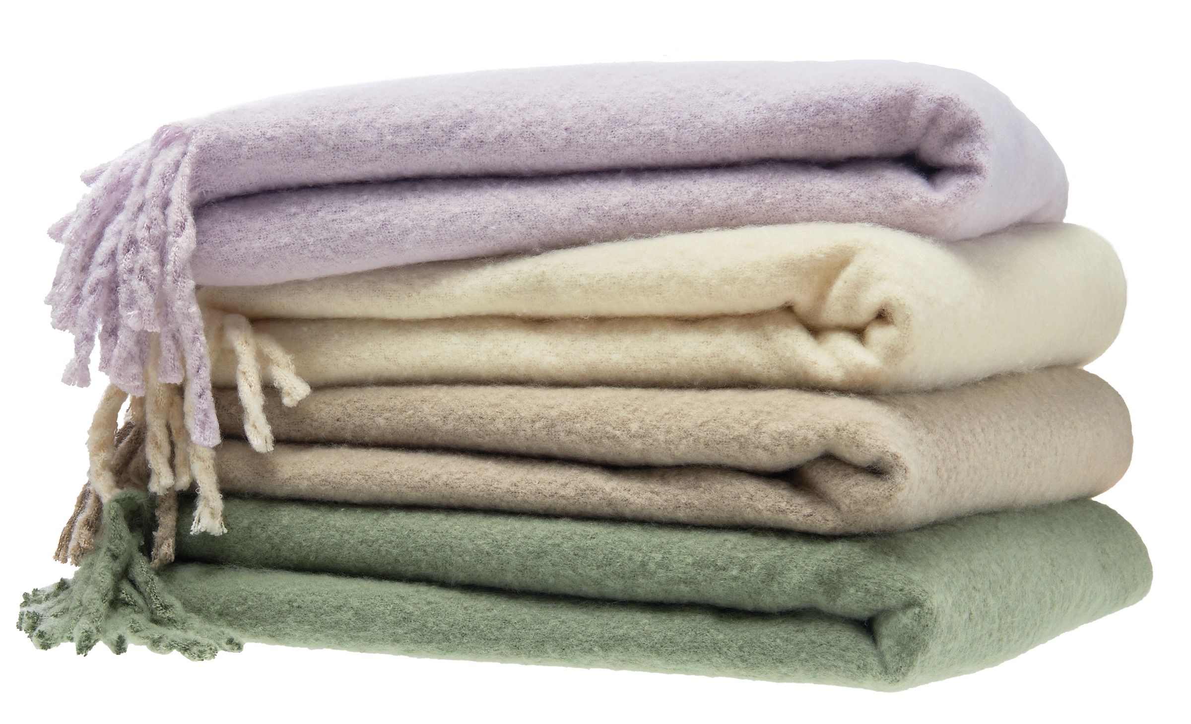 SCHÖNER WOHNEN-Kollektion Wohndecke »Plenty«, mit langen Fransen