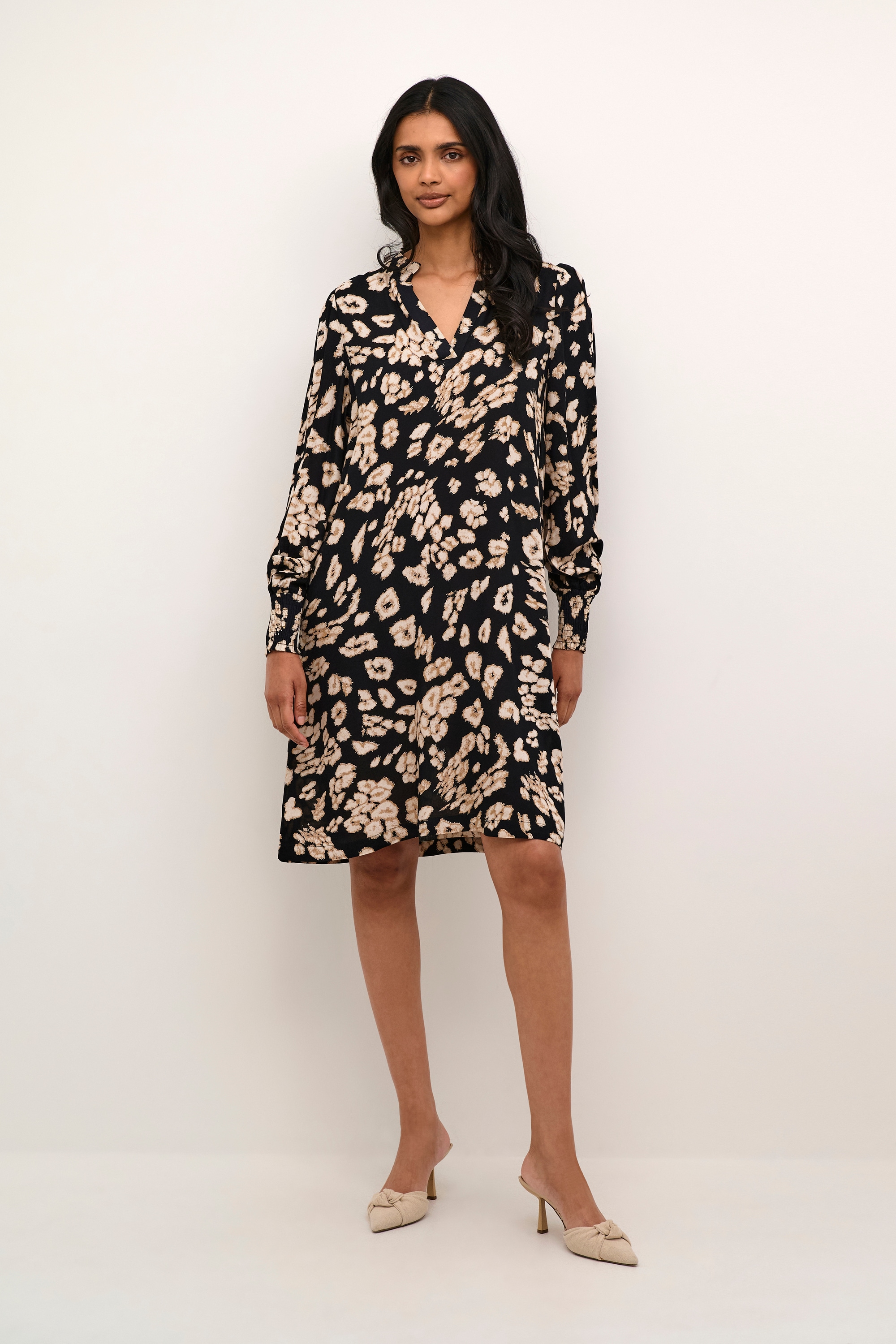 KAFFE Midikleid »Kleid KAbeathe«
