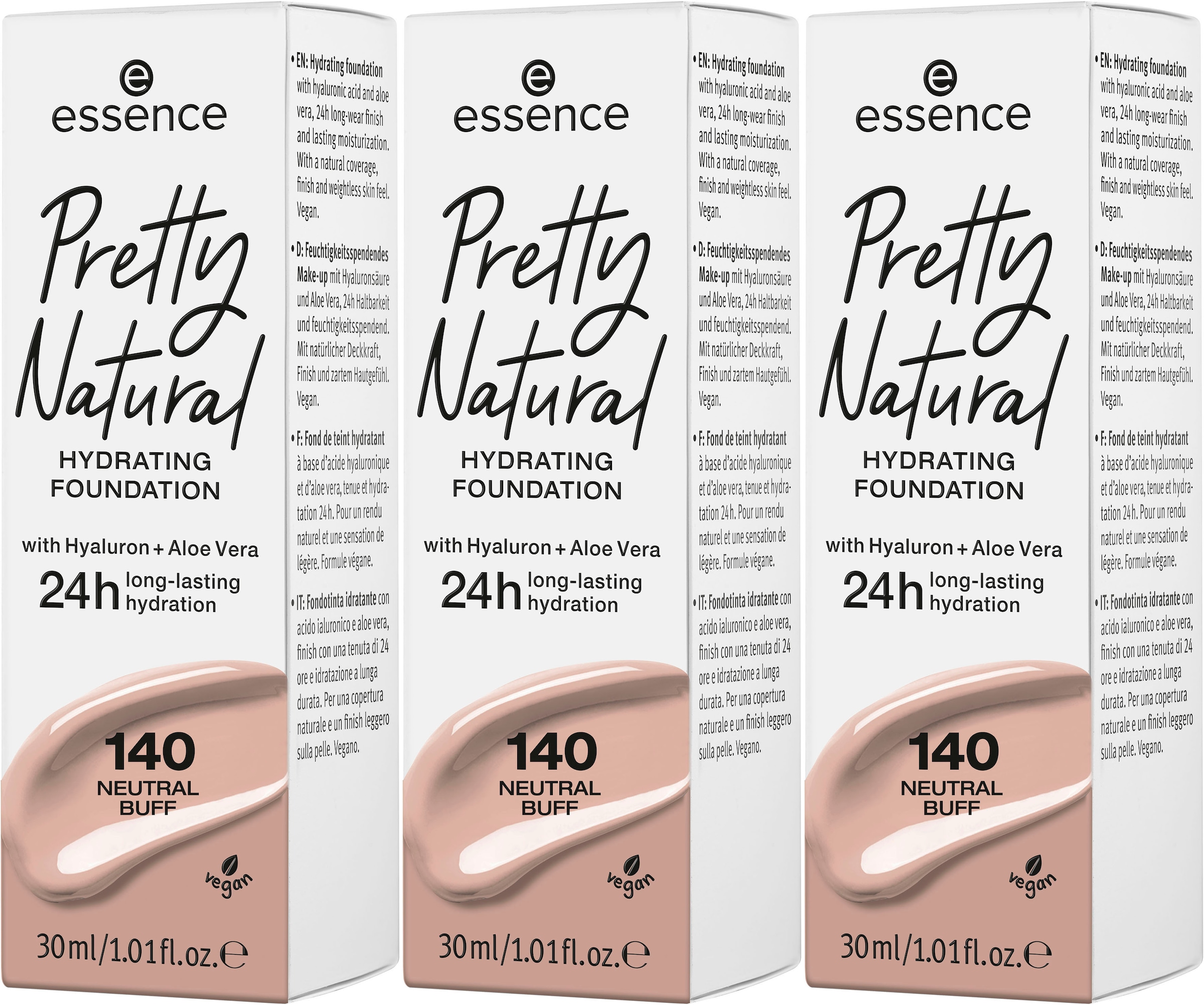 Essence Foundation »Pretty (Set, HYDRATING«, tlg.) im Natural OTTO 3 Shop Online bestellen