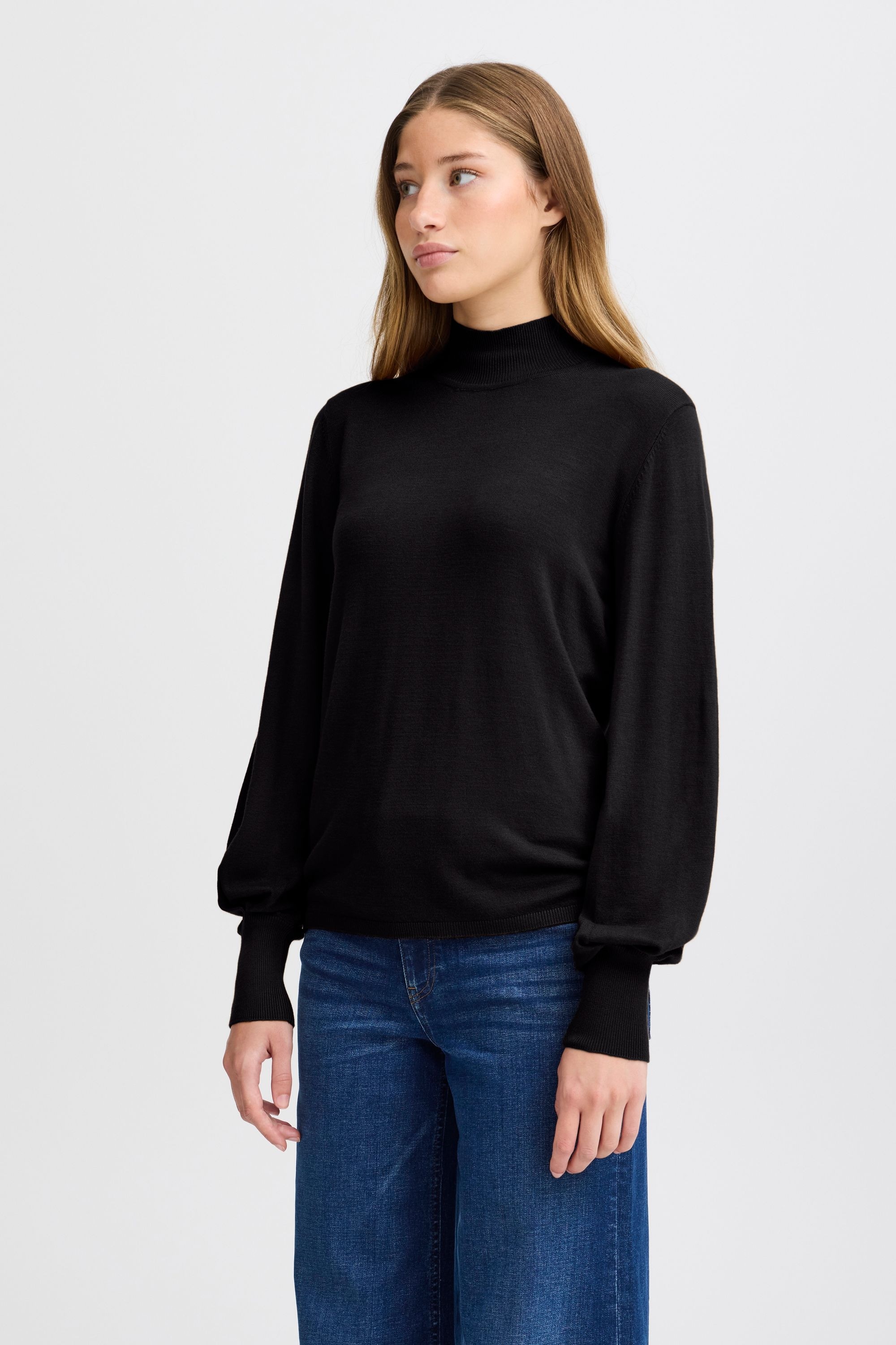 Ichi Strickfleece-Pullover »Strickpullover IHMAFA TURTLE LS«