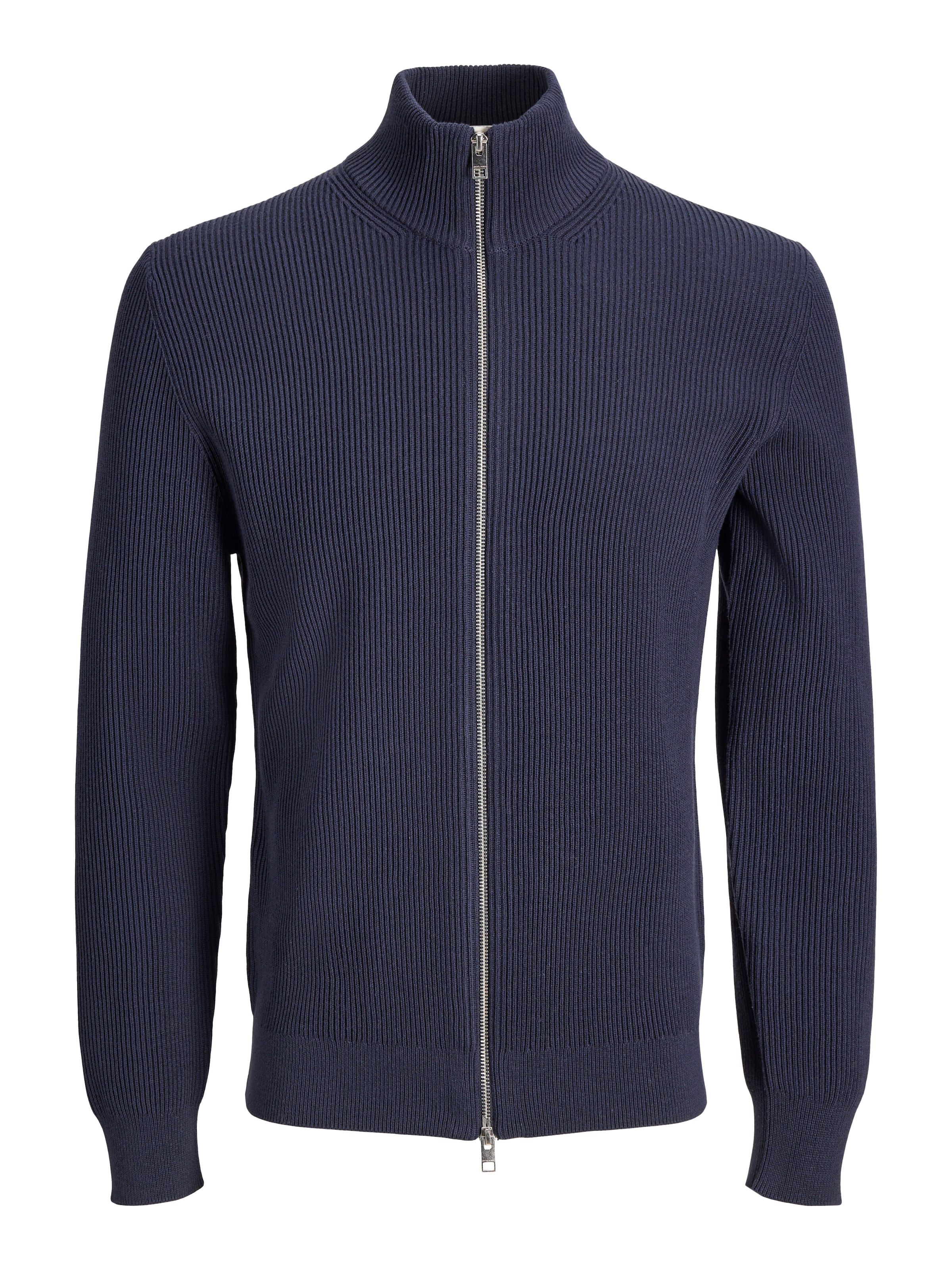 Jack & Jones PlusSize Strickjacke »JJEPERFECT KNIT FULL ZIP CARDIGAN SN PLS« Baumwollmischung, mit Stehkragen