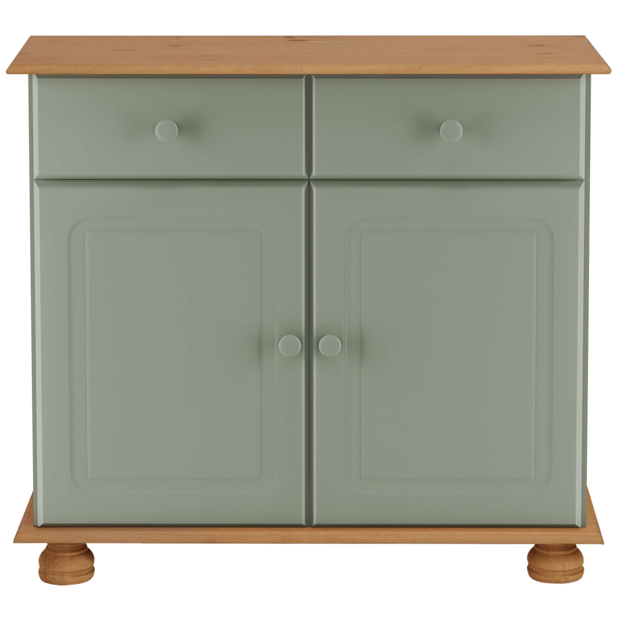 OTTO home Sideboard »Mette« Kommode mit gefrästen, kugelförmigen Füßen, Breite 80 cm