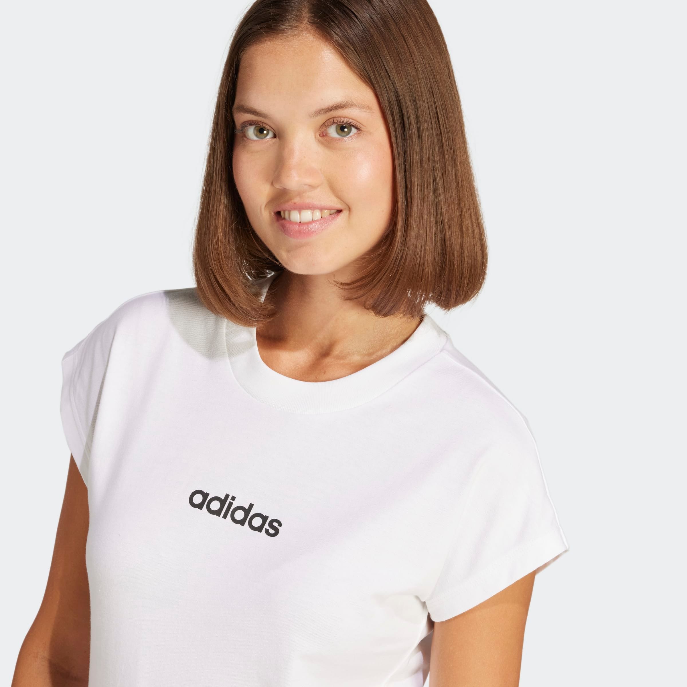 adidas Sportswear T-Shirt »W LIN SJ T«, Basic T-Shirt aus weichem Material