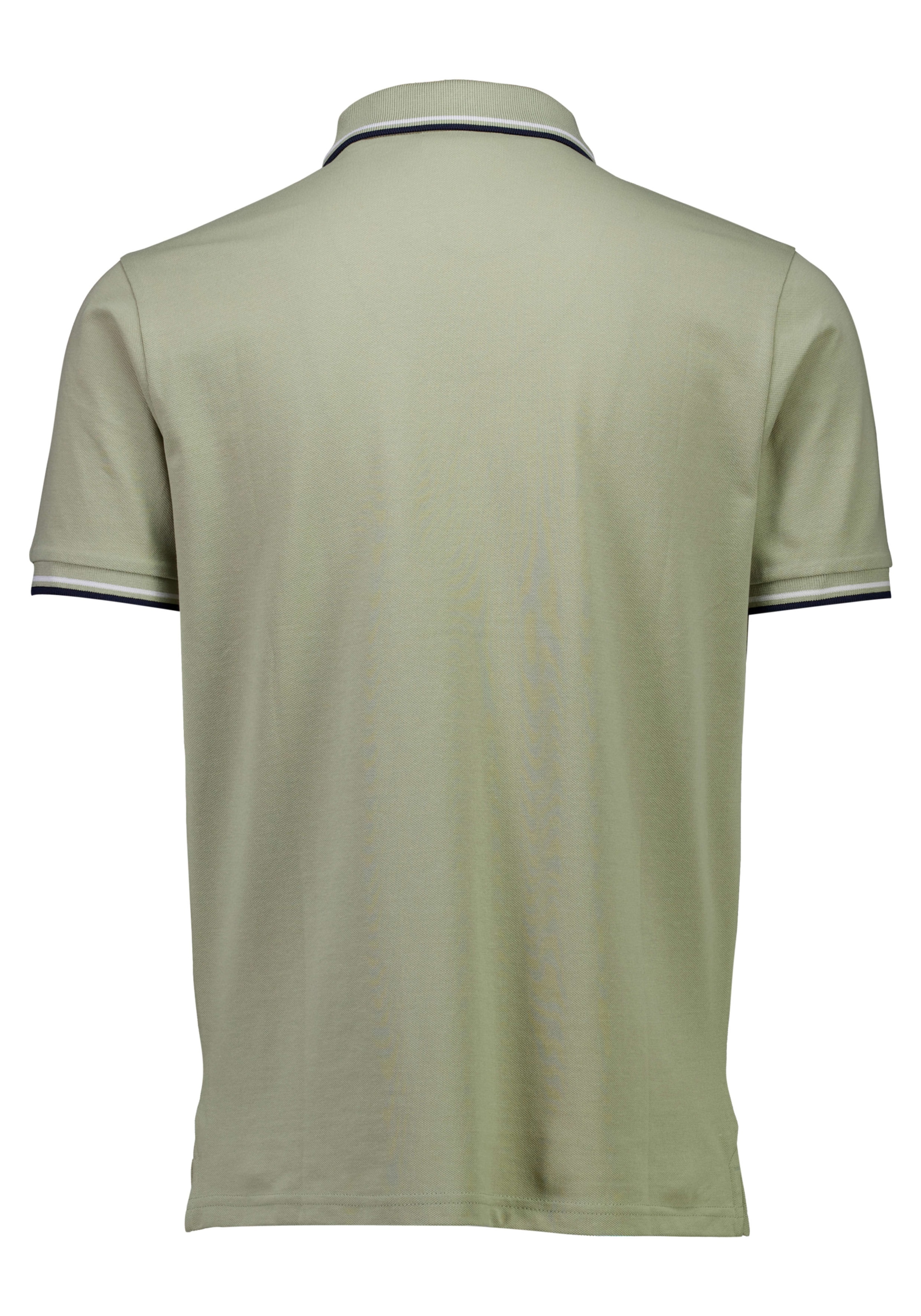 LINDBERGH Poloshirt mit Logo-Stickerei und abgesetzten Bündchen