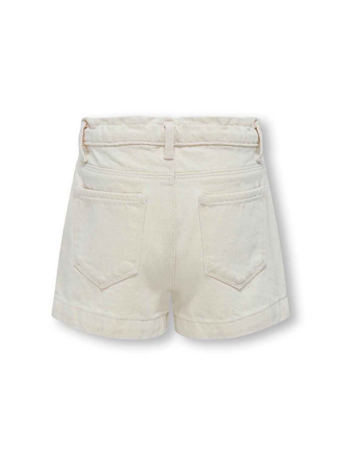 KIDS ONLY Jeansshorts »KOGCOMET WIDE DNM ECRU SHORTS PIM«