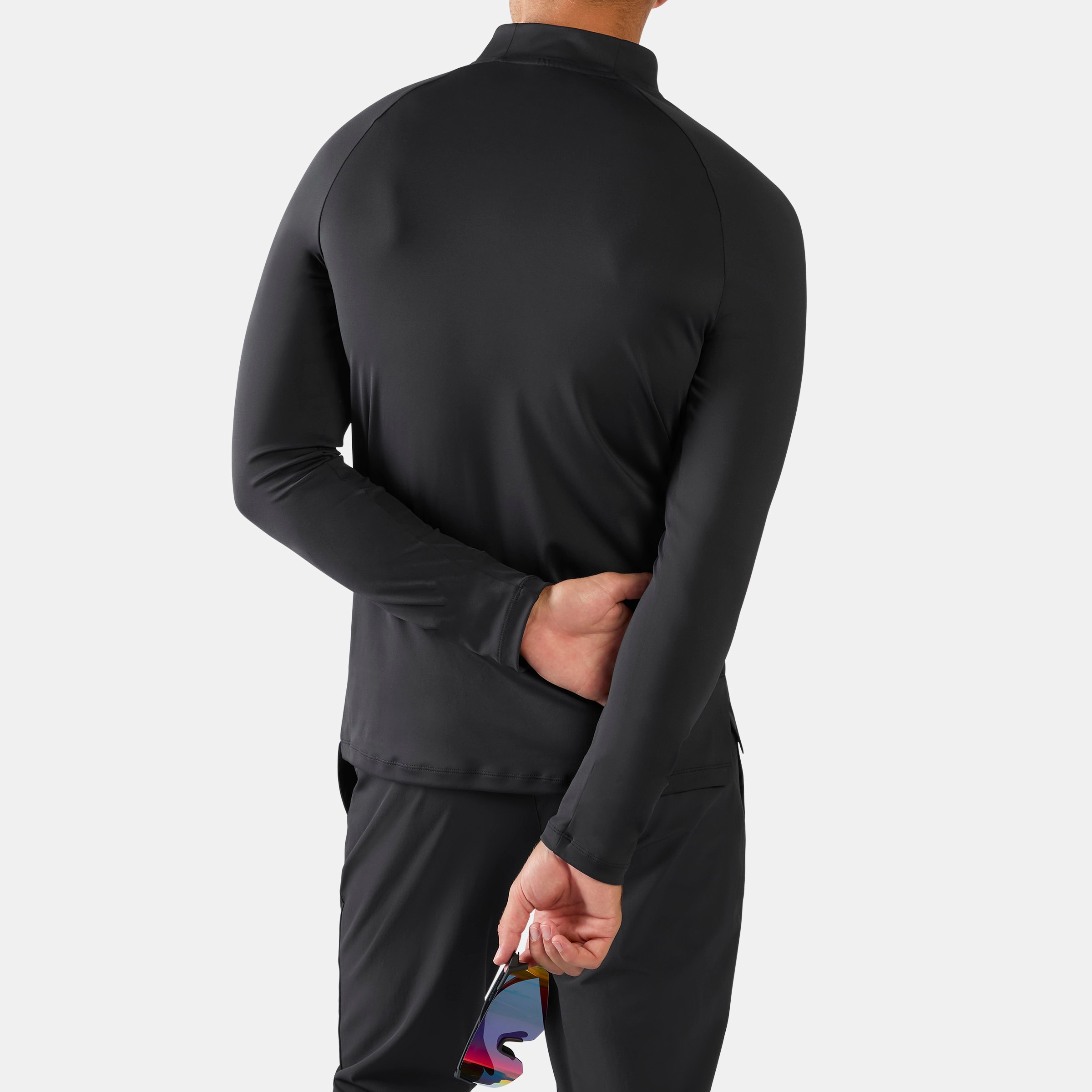 Reebok Trainingsshirt »ID RBK TRAINING 1/4 ZIP« mit Rundhalsausschnitt, aus Polyester und Elasthan, in normaler Länge
