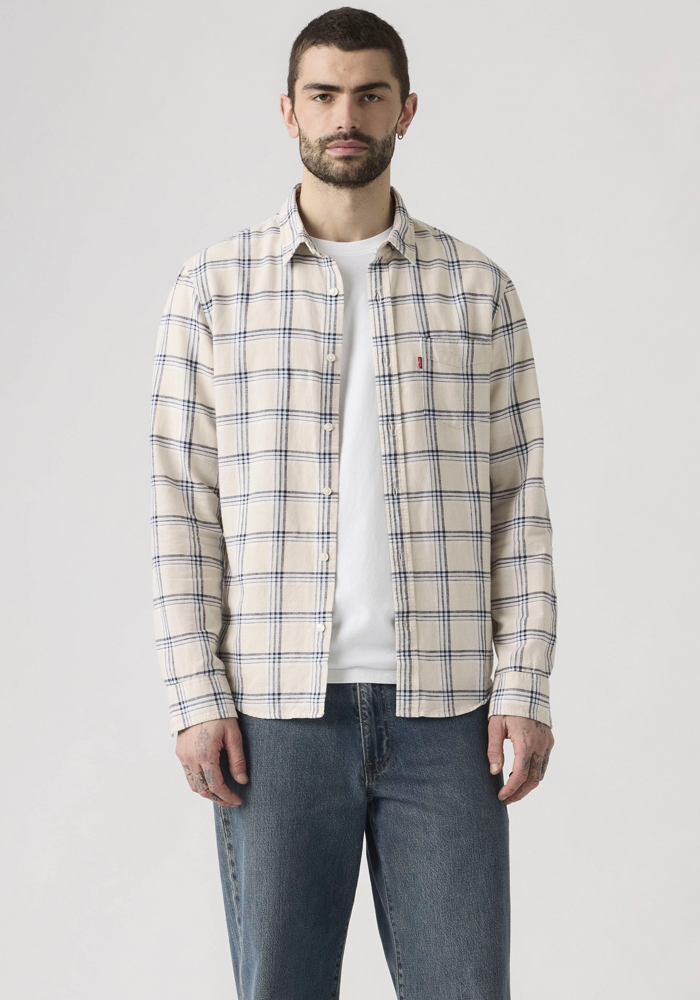 Levi's® Karohemd »SUNSET 1 POCKET STAND« mit Brusttasche