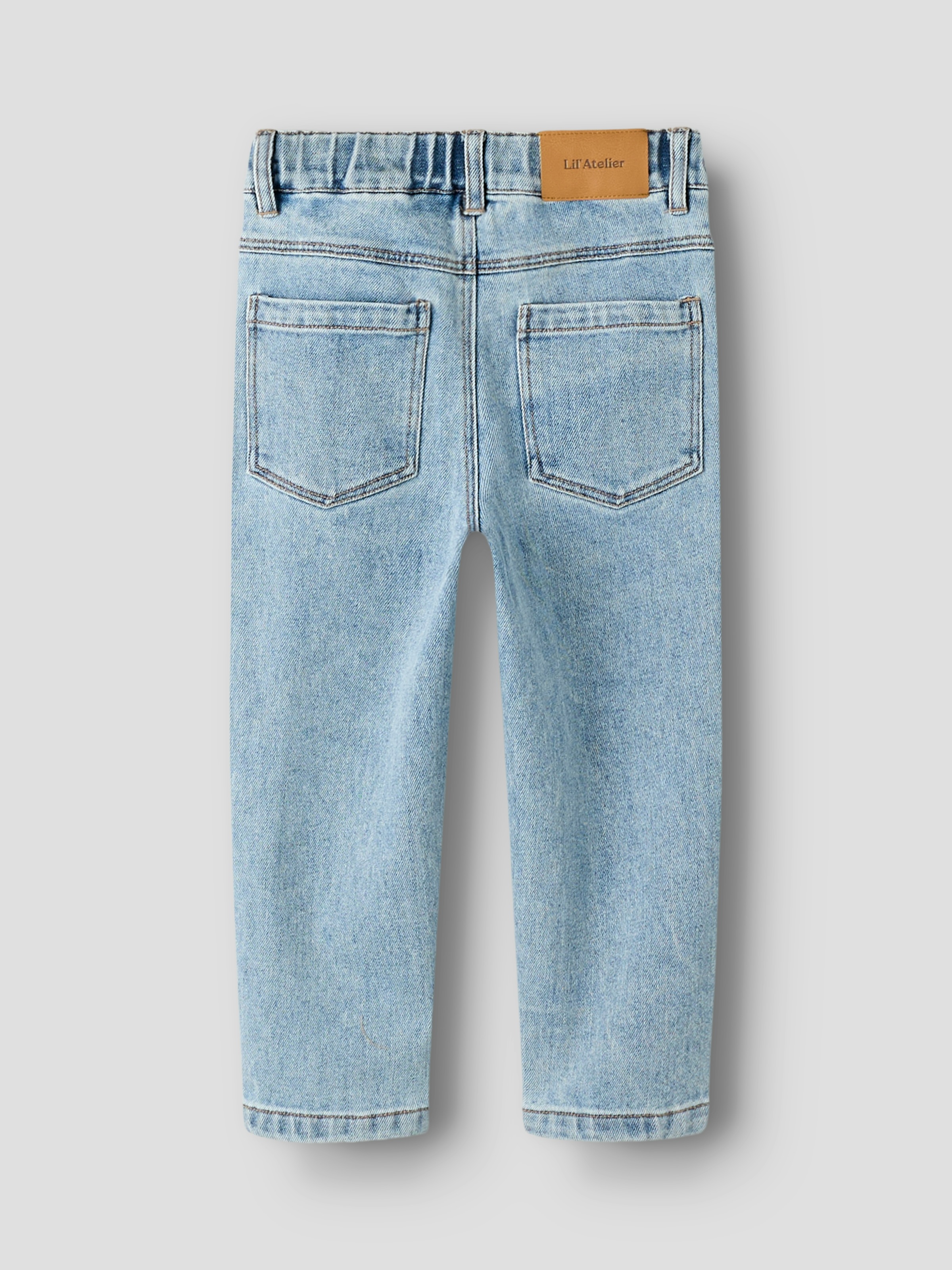 Lil' Atelier Loose-fit-Jeans »NMNDARLEE LOOSE JEANS 4410-SE LIL NOOS« Baumwollmischung, starke Abnutzungserscheinungen