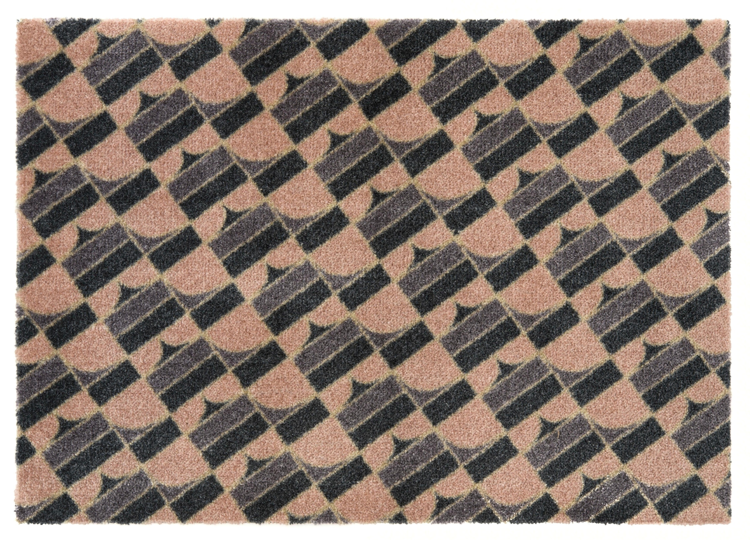 ELLE Decor Fußmatte »Monogram«, rechteckig, 7 mm Höhe, Fussabstreifer, Fussabtreter, Schmutzfangläufer, Schmutzfangmatte, Schmutzfangteppich, Schmutzmatte, Türmatte, Türvorleger