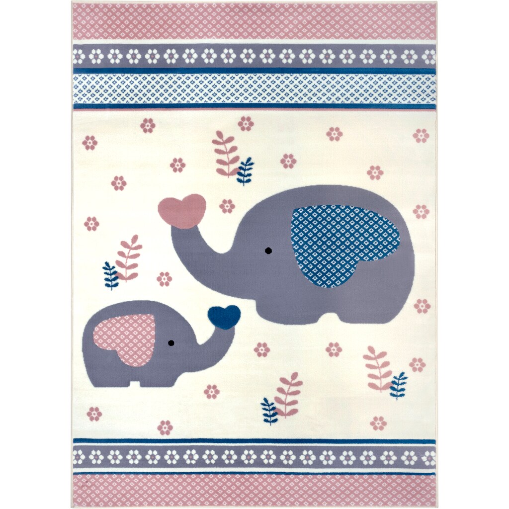 HANSE Home Kinderteppich »Happy Elefant«, rechteckig