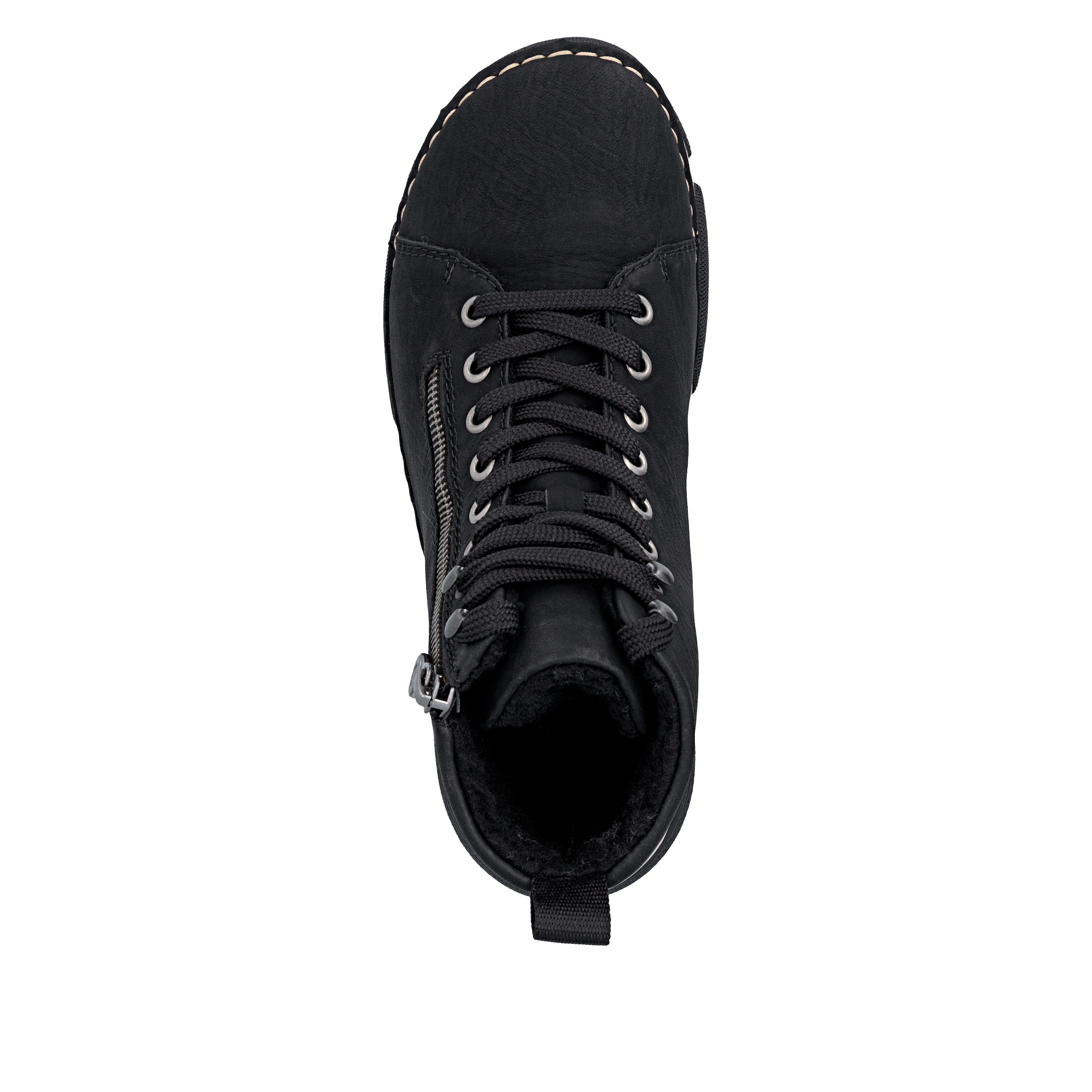 Rieker Sneaker  Freizeitschuh, Halbschuh, Schnürschuh mit Kontraststeppung