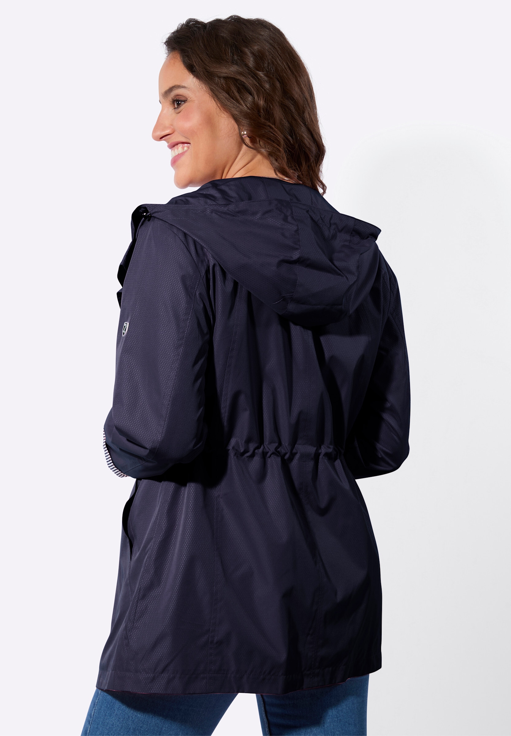 Witt Allwetterjacke »Jacke Übergangsjacke mit Streifen-Details« mit Kapuze