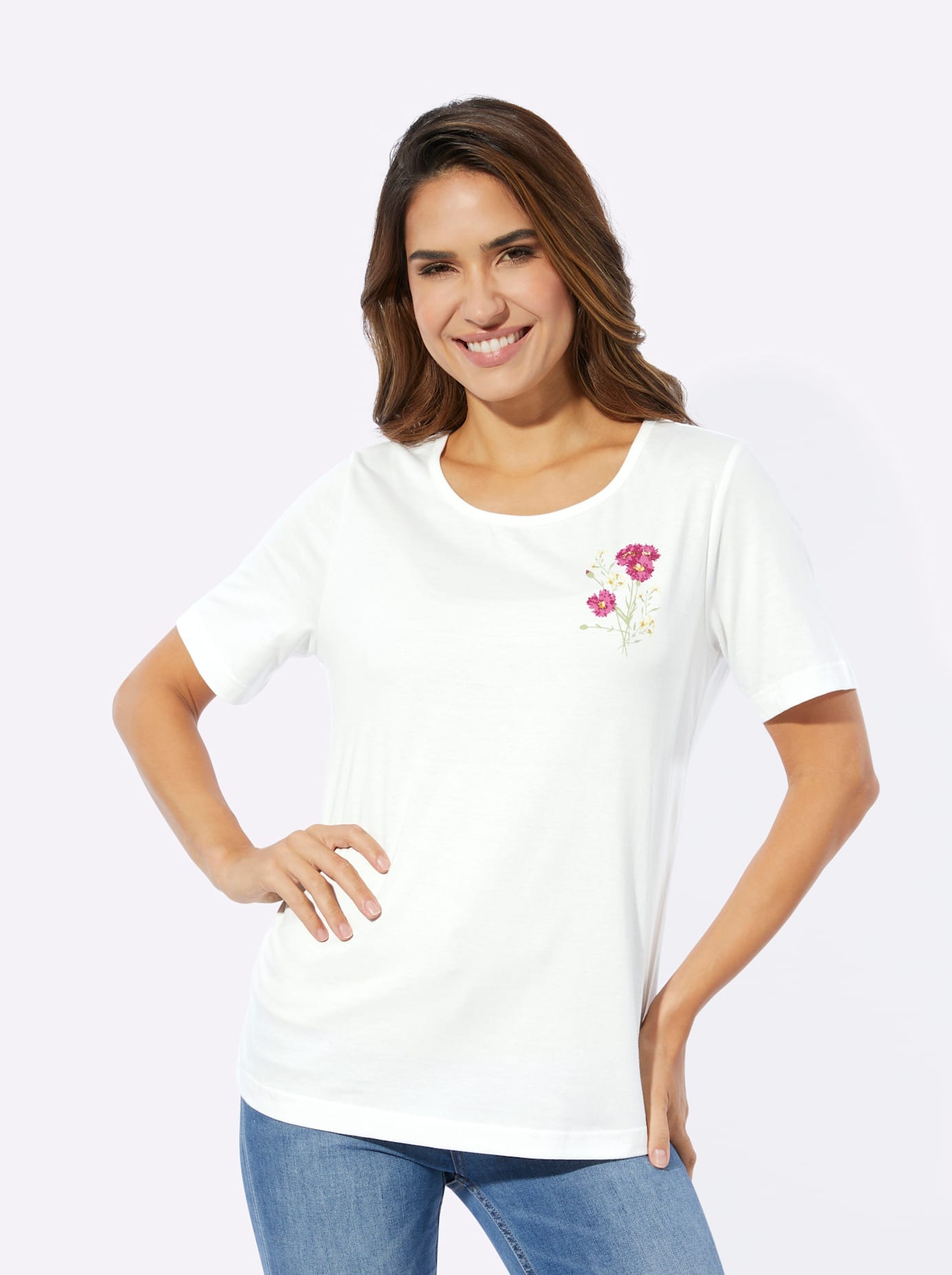 Classic Basics Damen Kurzarmshirt »Kurzarm-Shirt« 1 Stk. tlg. in beige, Größe 52