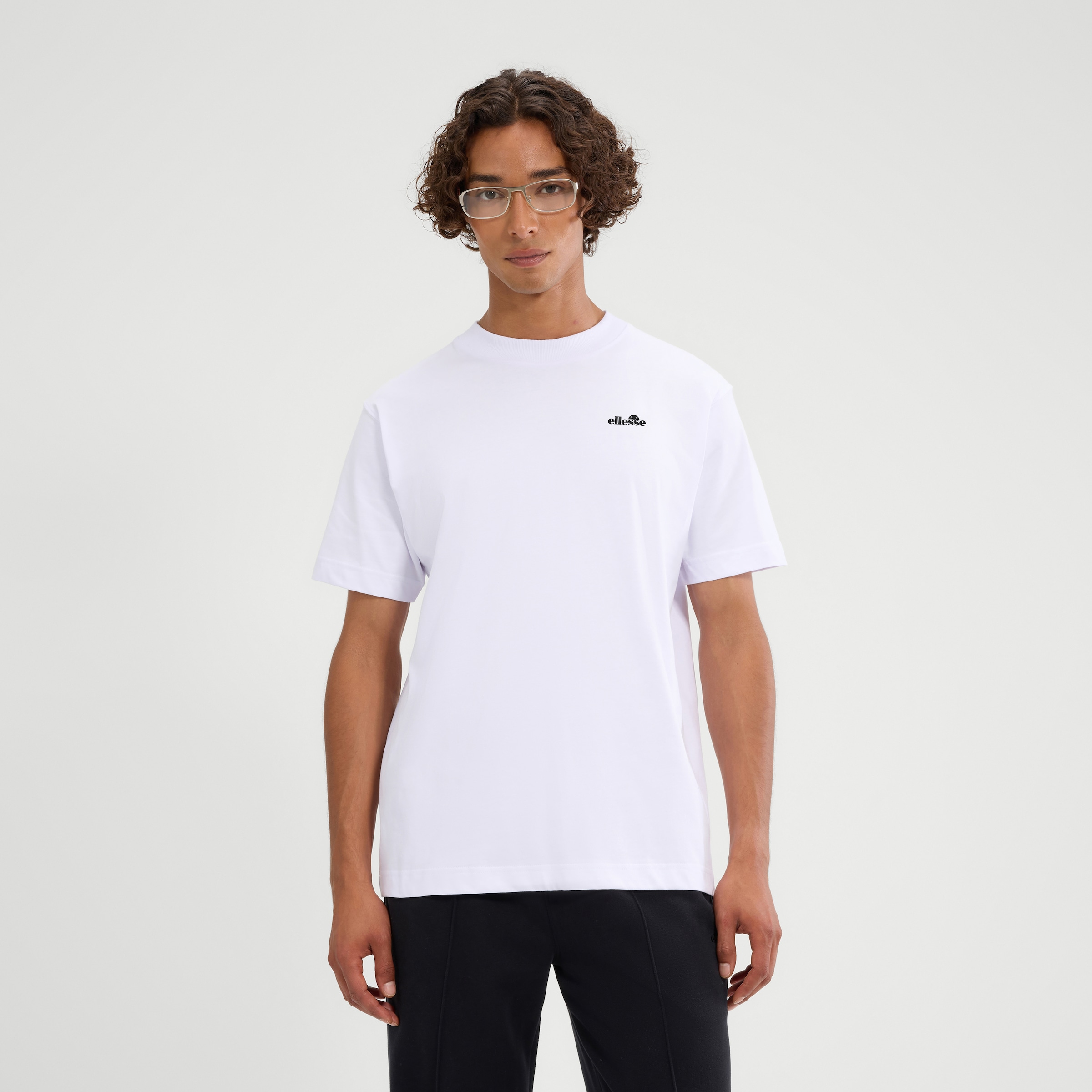 Ellesse T-Shirt »ACCIANO T-SHIRT« Kurzarm, ohne Verschluss, Rundhalsausschnitt