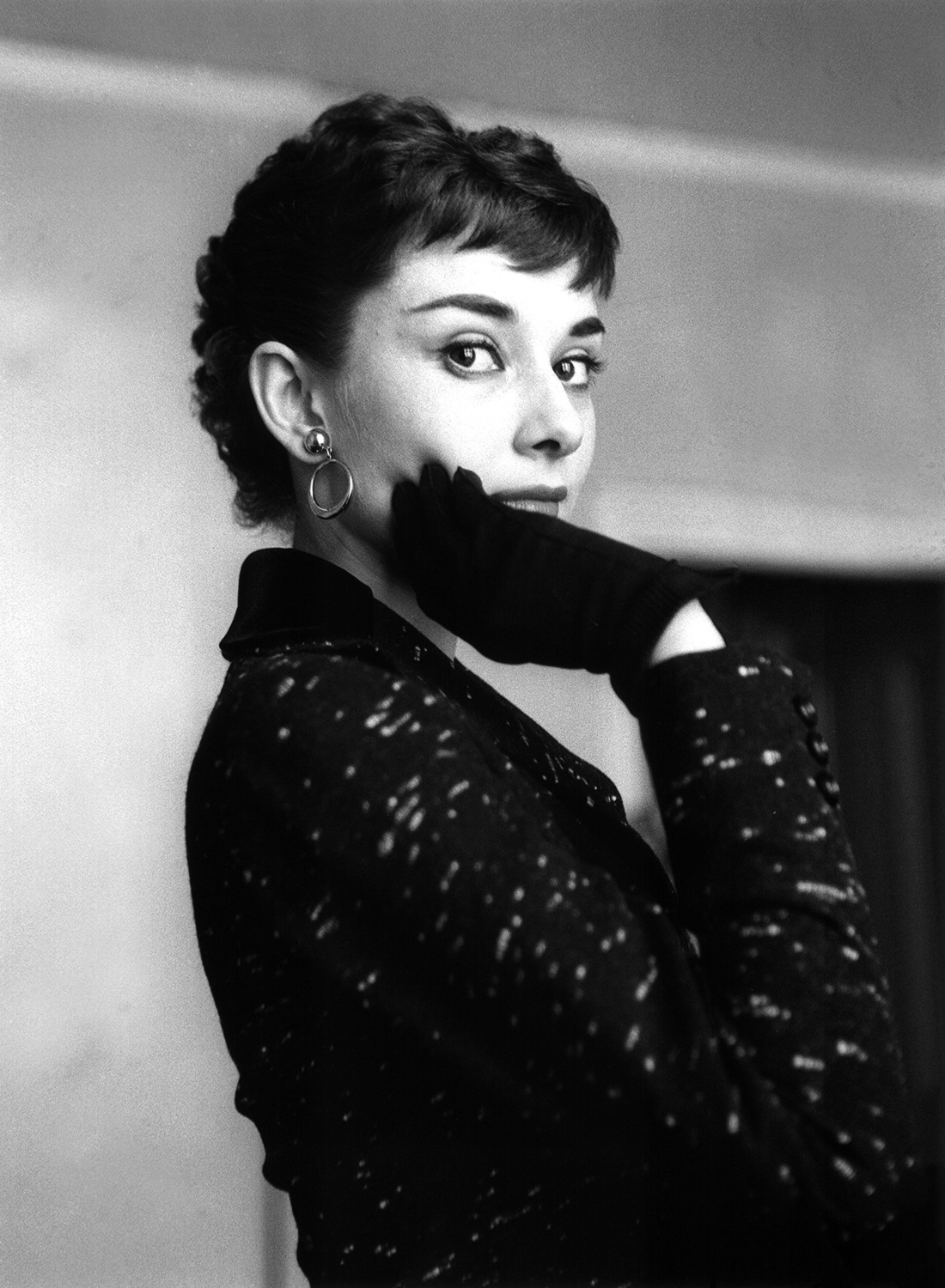 queence Acrylglasbild »Audrey Hepburn«, Schwarz-Weiß-Frau-Stars-Portrait, Fine Art-Print in Galeriequalität