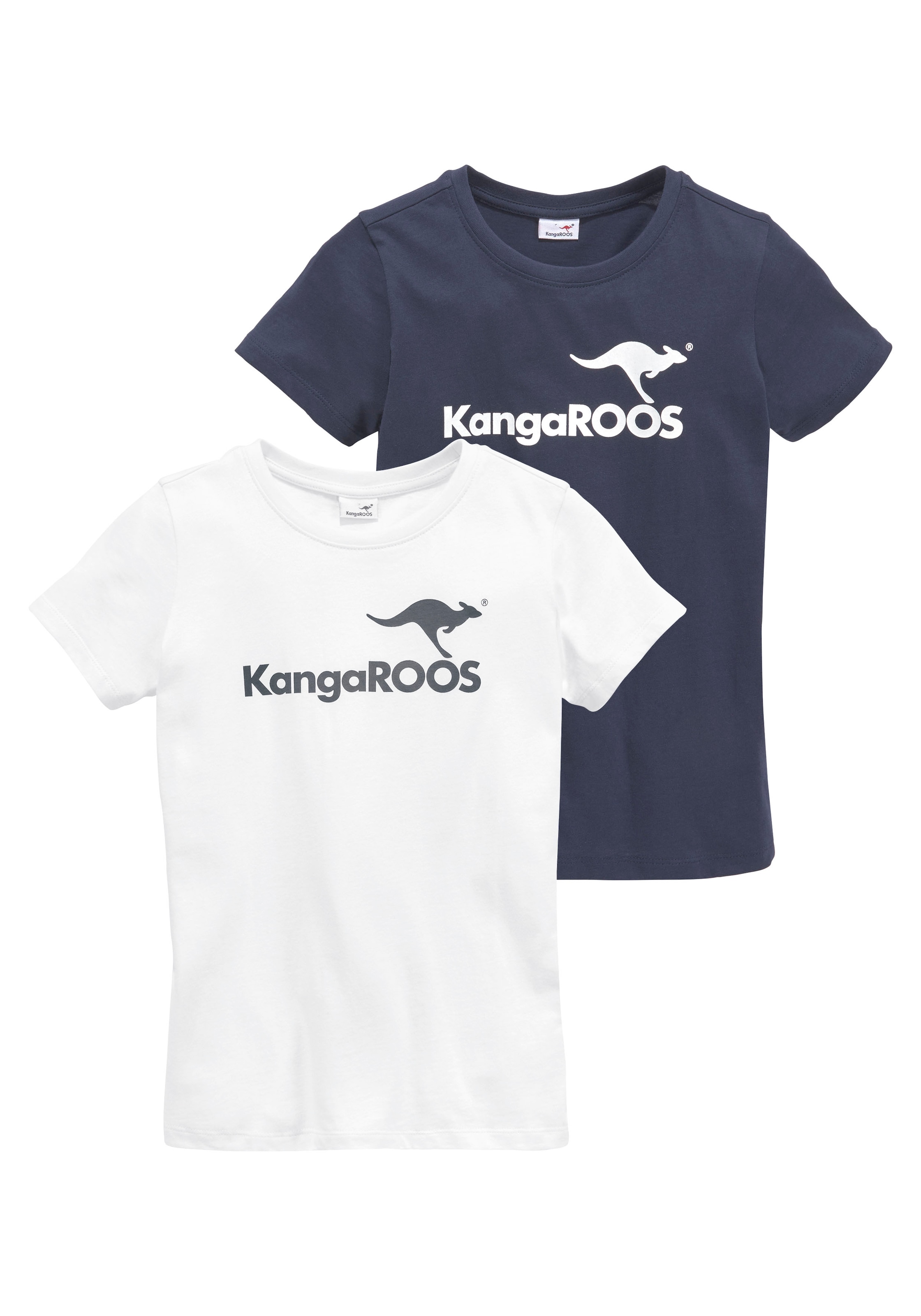 mit Logodrucken OTTO bei KangaROOS T-Shirt, (Packung),