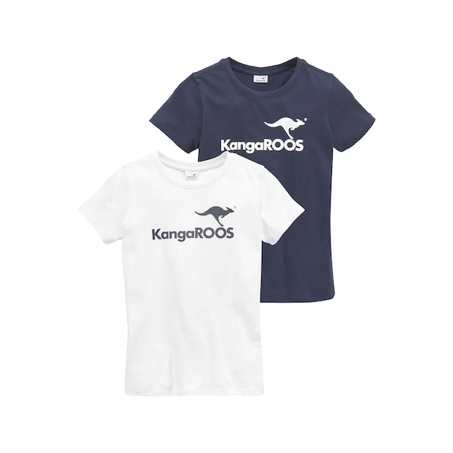 KangaROOS T-Shirt, (Packung), mit Logodrucken bei OTTO