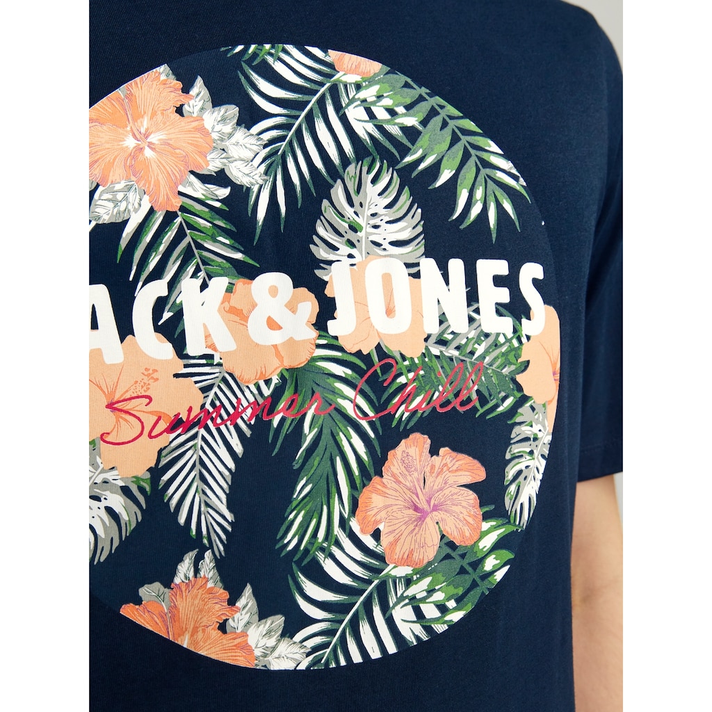 Jack & Jones T-Shirt »JJCHILL SHAPE TEE SS CREW NECK«