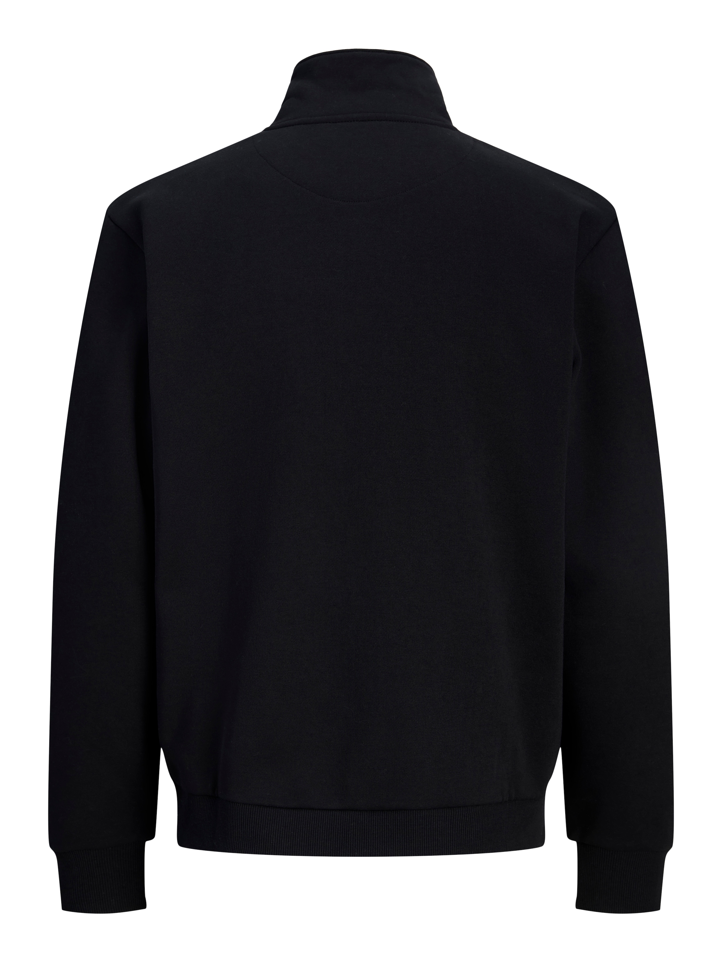 Jack & Jones Sweatjacke »JJEBRADLEY SWEAT ZIP HN NOOS« Materialmix, regular fit