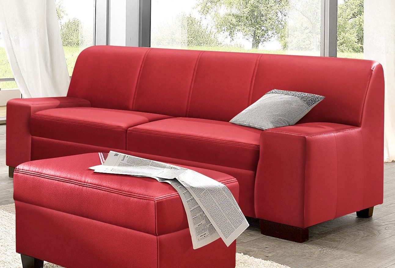 DOMO collection 2-Sitzer »Norma Top, elegant und modern, flache Armlehnen, komfortabel,«