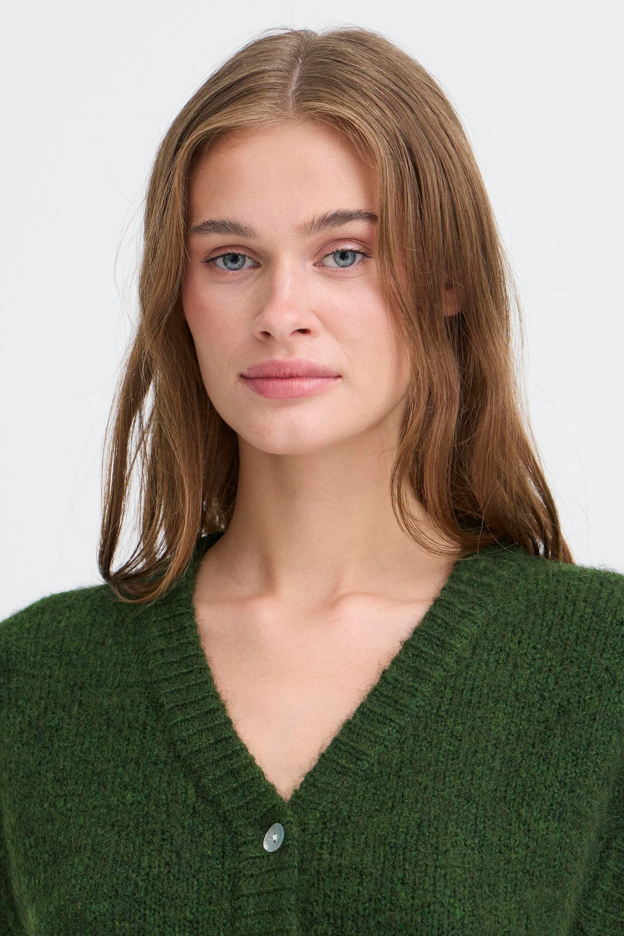 Ichi Strickjacke »Strickweste IHBELABLUE«