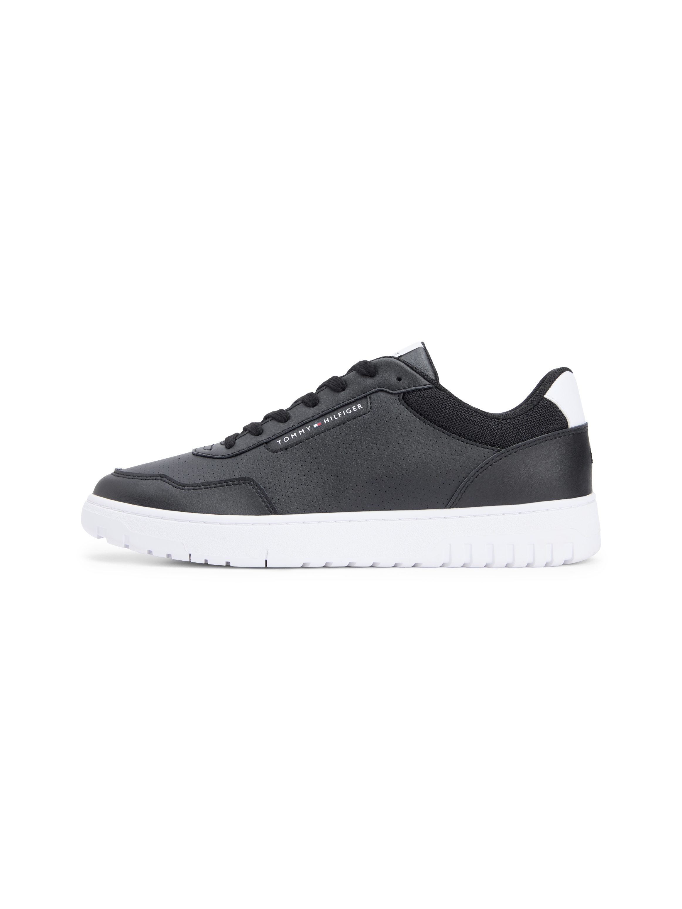 Tommy Hilfiger Sneaker »BASKET CORE LITE LTH«  Freizeitschuh, Halbschuh, Schnürschuh mit Logo an der Schuhzuge