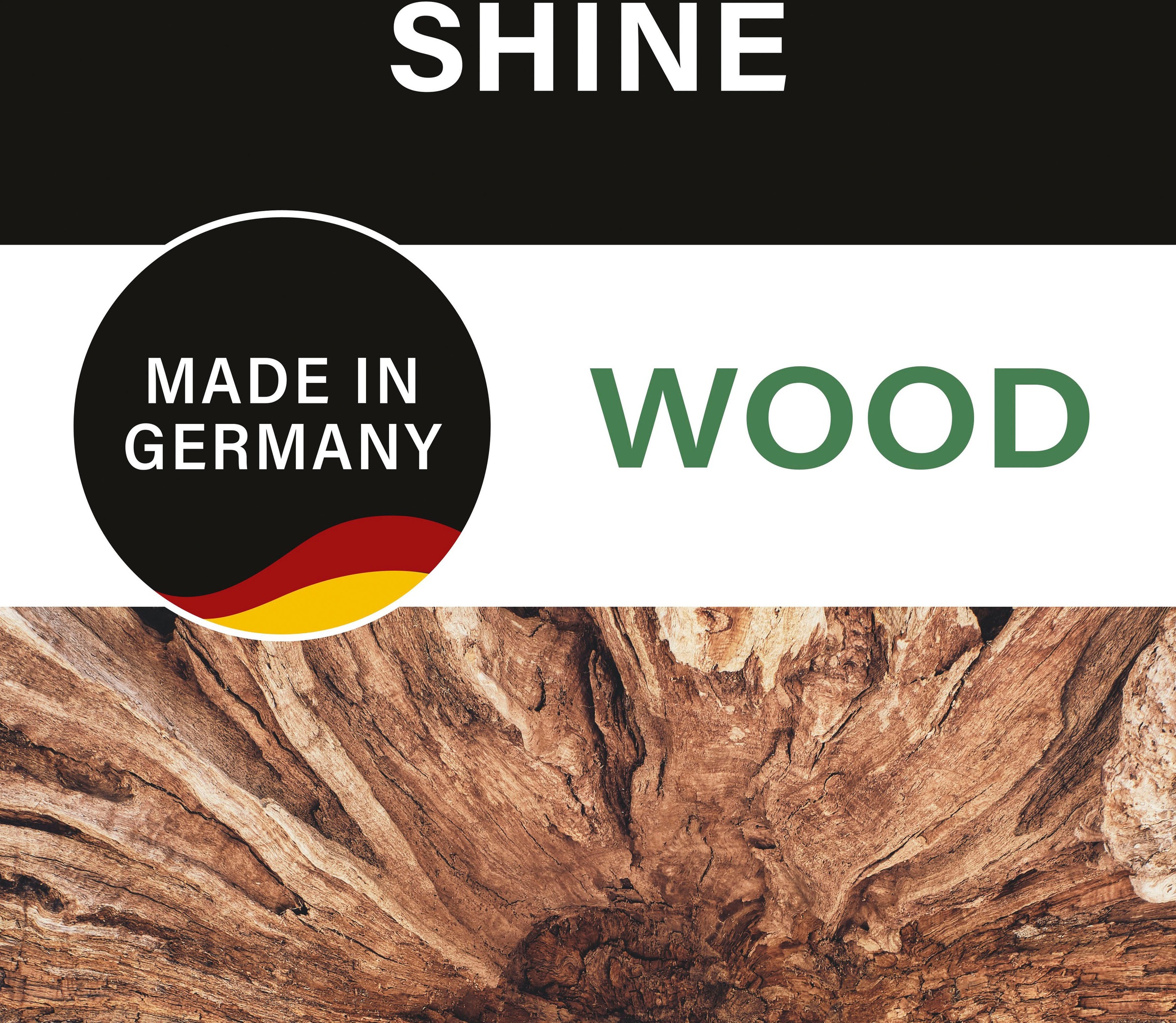 FISCHER & HONSEL Wandleuchte »Shine-Wood«, 2 flammig, Leuchtmittel LED-Modul | LED fest integriert, made in Germany, langlebige LED