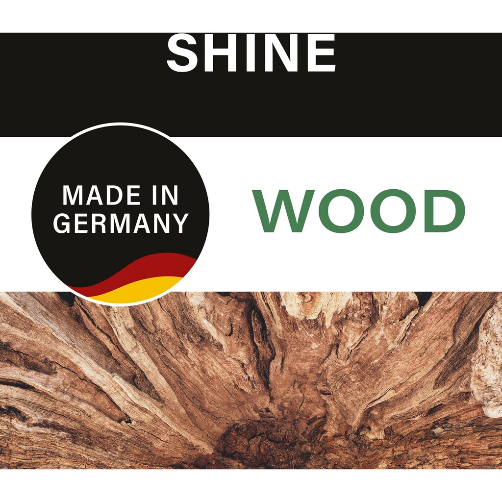 FISCHER & HONSEL Wandleuchte »Shine-Wood«, 2 flammig-flammig