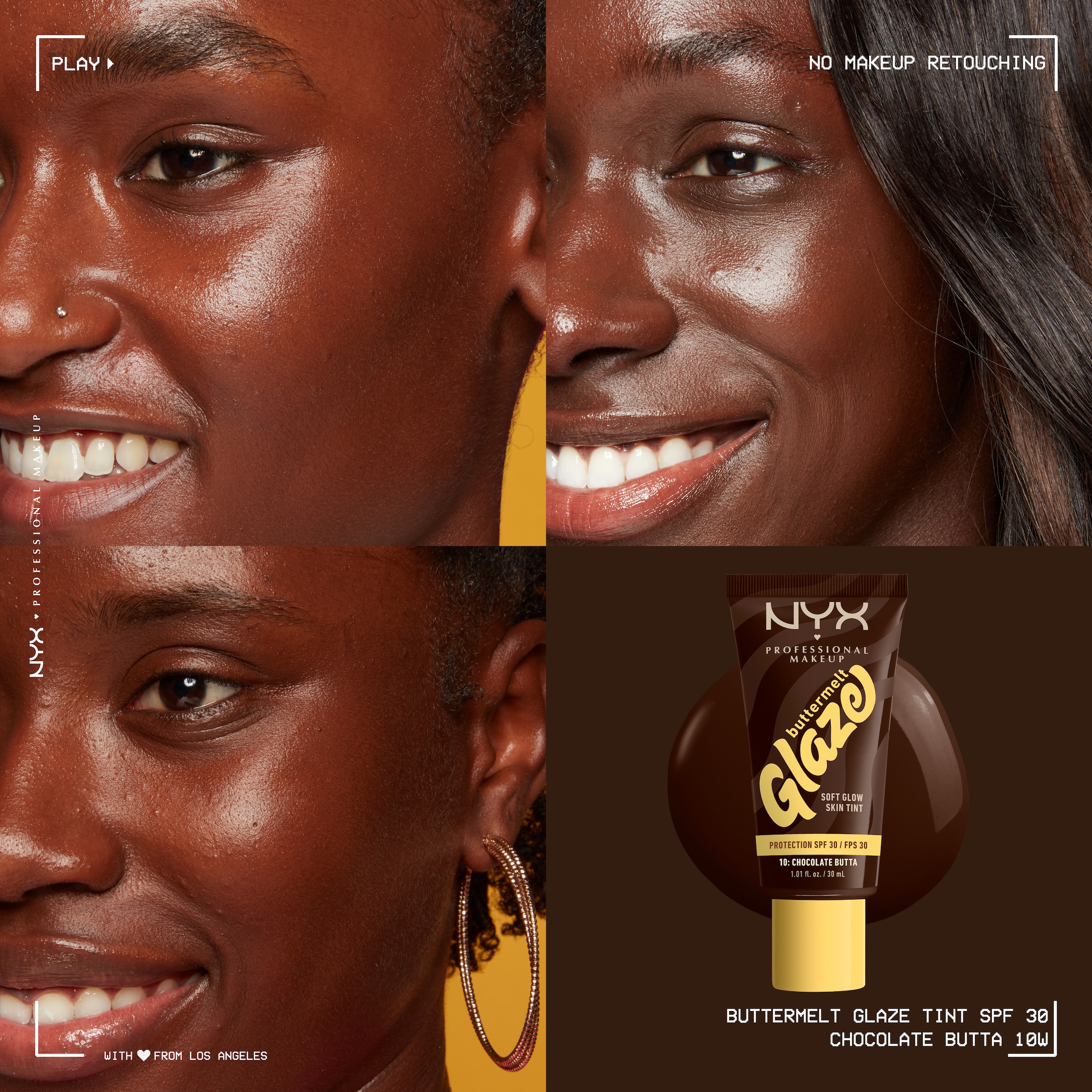 NYX Foundation »NYX Professional Makeup Buttermelt Glaze Foundation LSF 30«